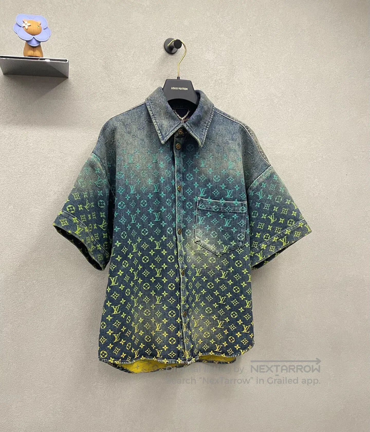 Louis Vuitton lv denim short sleeve shirt size s. Size US S / EU 44-46 / 1 - 3 Thumbnail