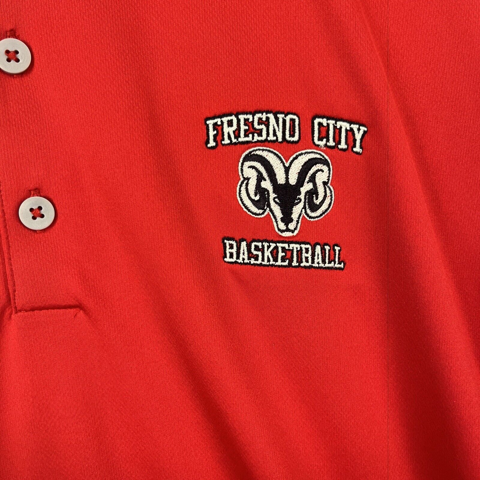 Adidas Adidas Fresno City Basketball Polo Shirt Men Large Embroider Size US L / EU 52-54 / 3 - 6 Thumbnail