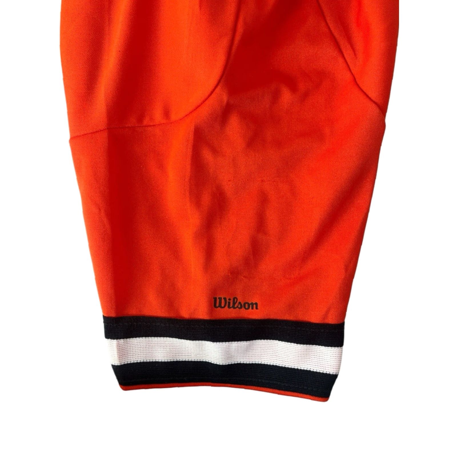 Wilson VINTAGE Wilson T-Shirt Mens L Orange 90s USA Made Short Sleeve V-Neck NOS NWT Athletic Tee Shirts Size US L / EU 52-54 / 3 - 5 Thumbnail