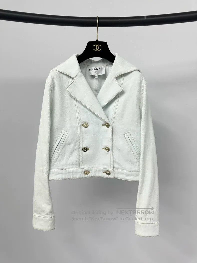 Chanel Chanel 24M beach series light blue denim jacket Size XXS / US 00 / IT 34 - 1 Thumbnail