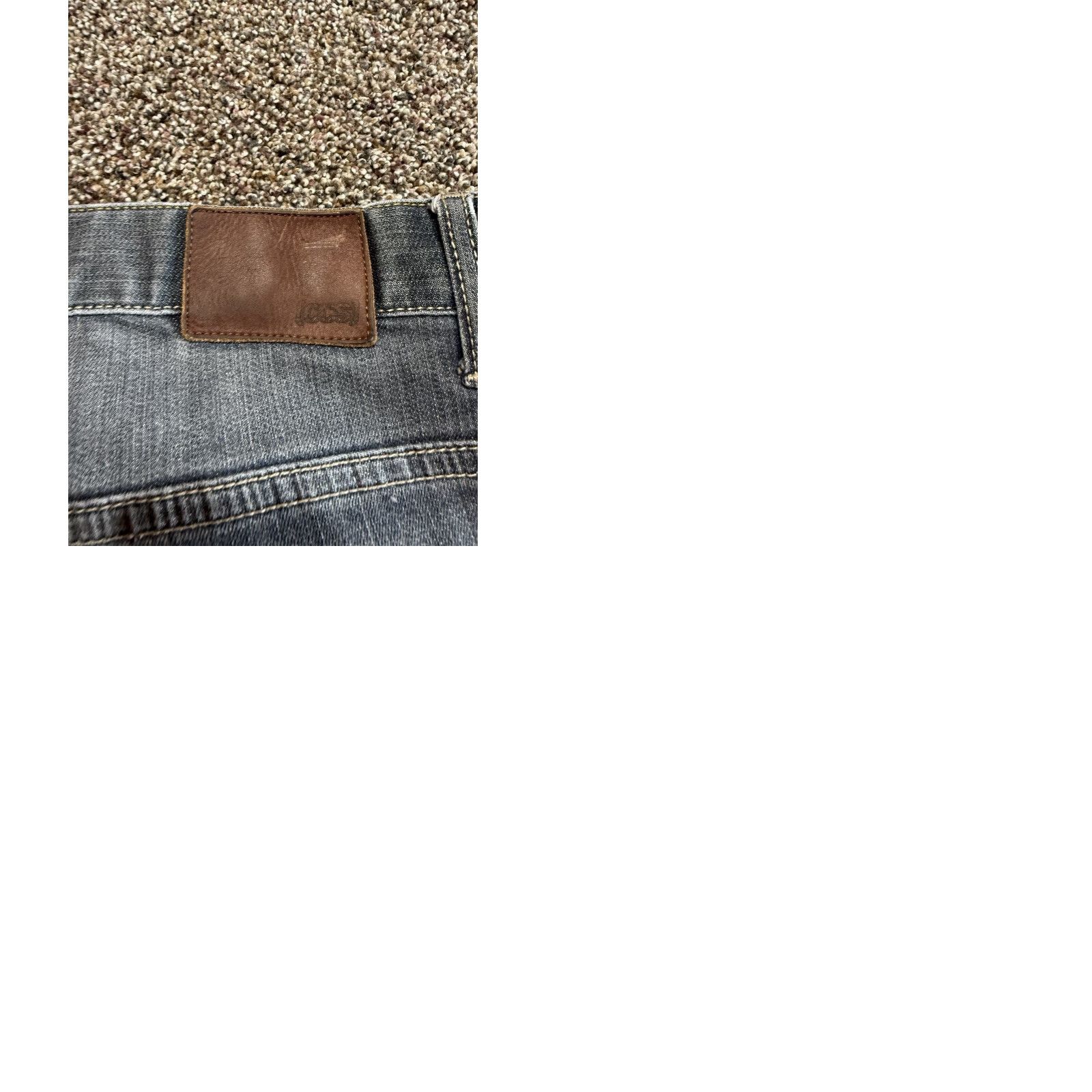 Denime CCS Men Jeans Size 36 Blue Denim 36X32 Super Skinny 100% Cotton Jeans Slim 32 Inseam Mens Size US 36 / EU 52 - 9 Thumbnail