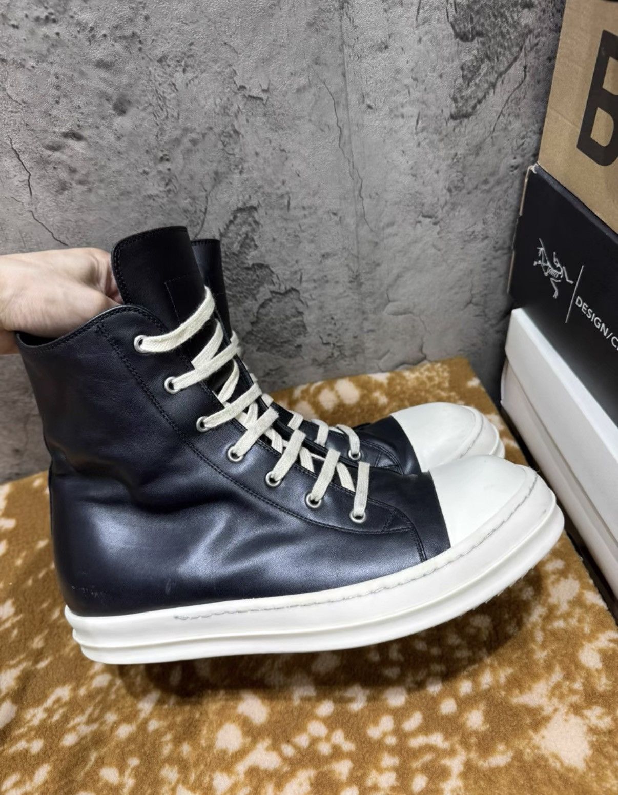 Rick Owens Rick Owens Main Line High Top Ramones K37 Size US 9.5 / EU 42-43 - 5 Thumbnail