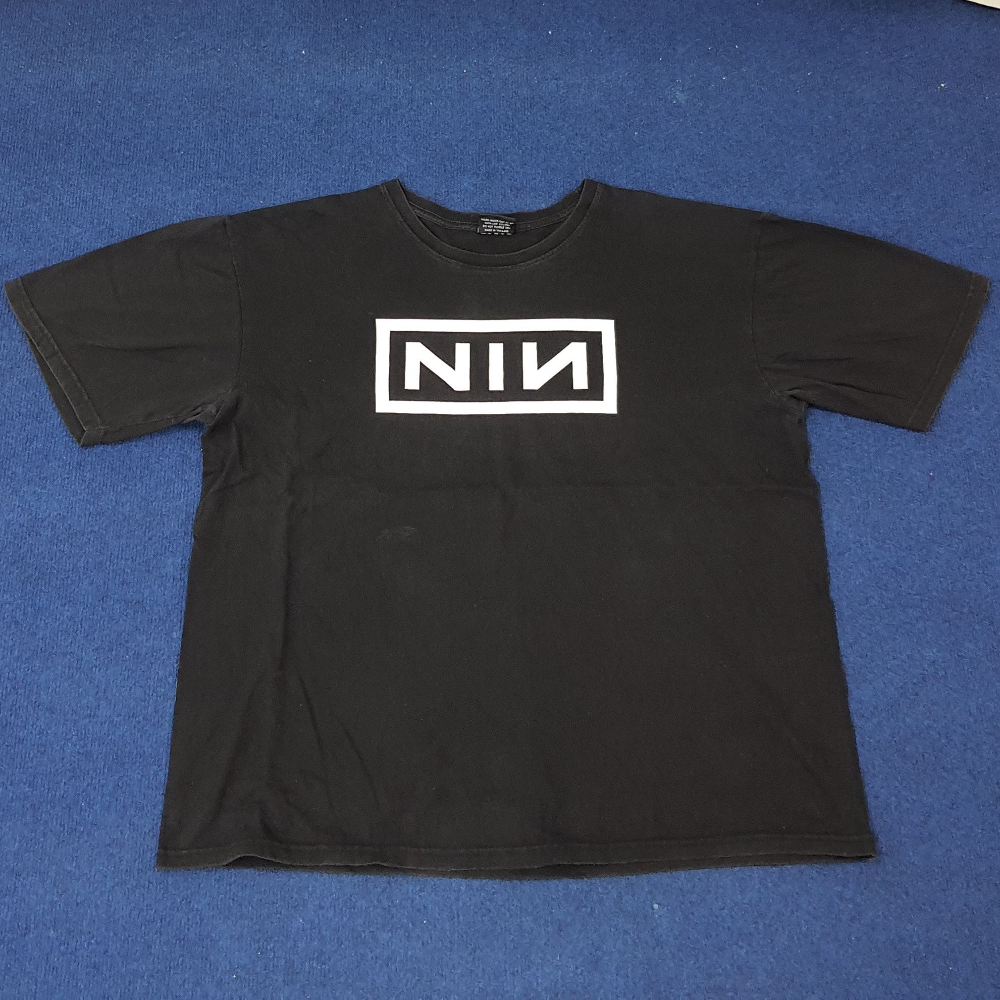 Band Tees × Vintage Vintage NIN Nine Inch Nails Rock Band Tshirt C219N60 Size US XXL / EU 58 / 5 - 1 Thumbnail