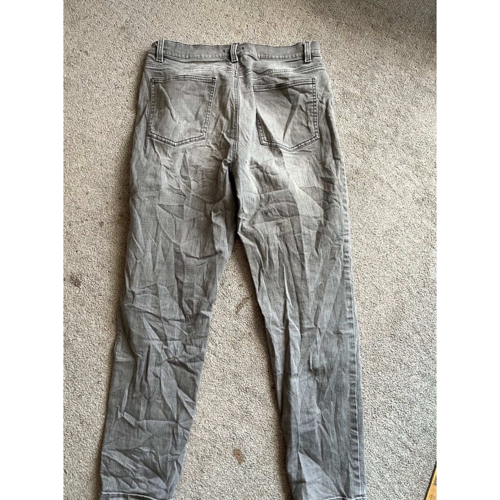 Eileen Fisher Eileen Fisher Jeans Women’s Medium Organic Skinny Mid Rise Denim Stretch Gray Size 32" / US 10 / IT 46 - 3 Thumbnail