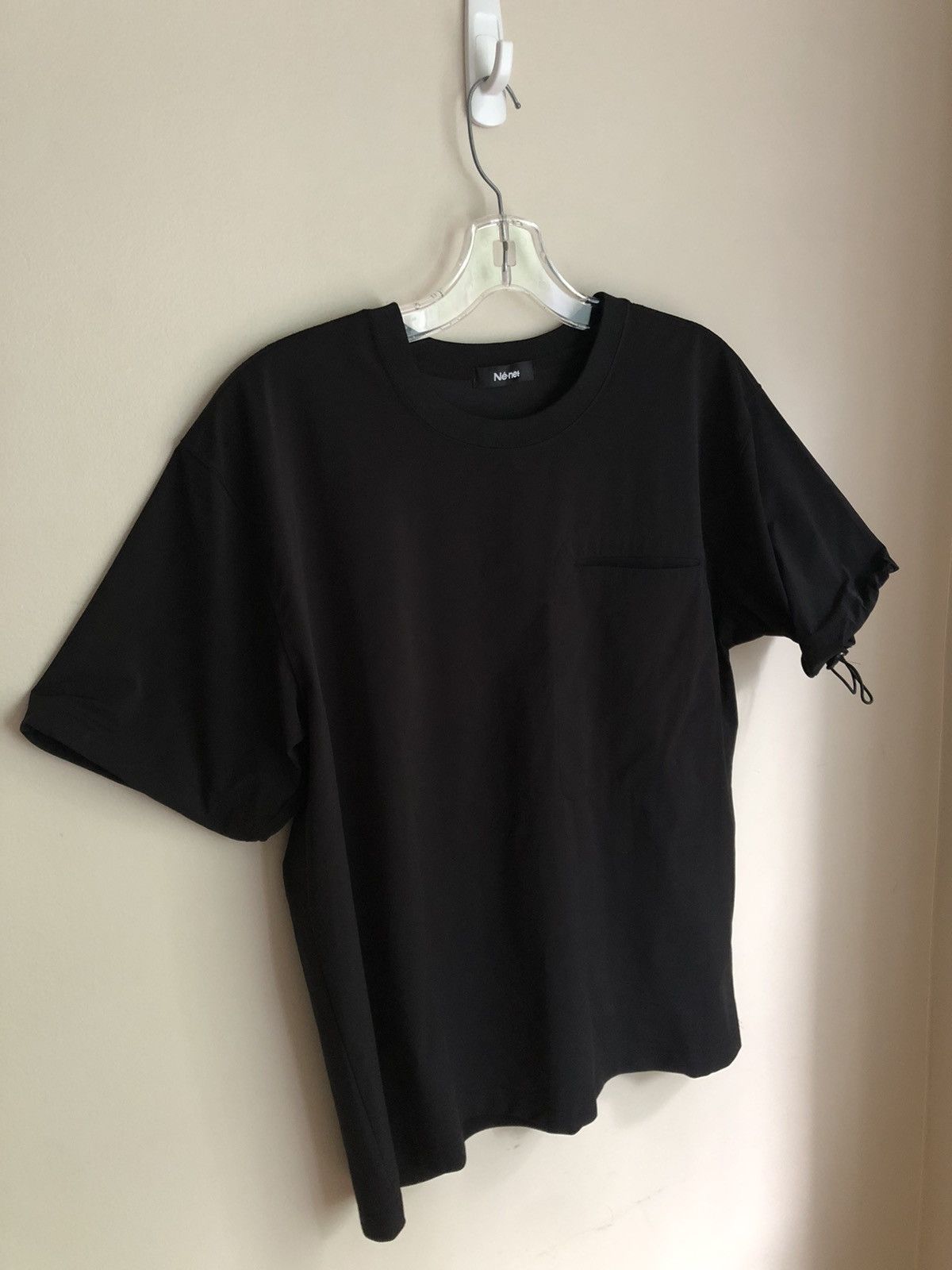 Issey Miyake × Ne-Net Ne-Net Drawstring Sleeve Nylon T Shirt Size US L / EU 52-54 / 3 - 10 Thumbnail