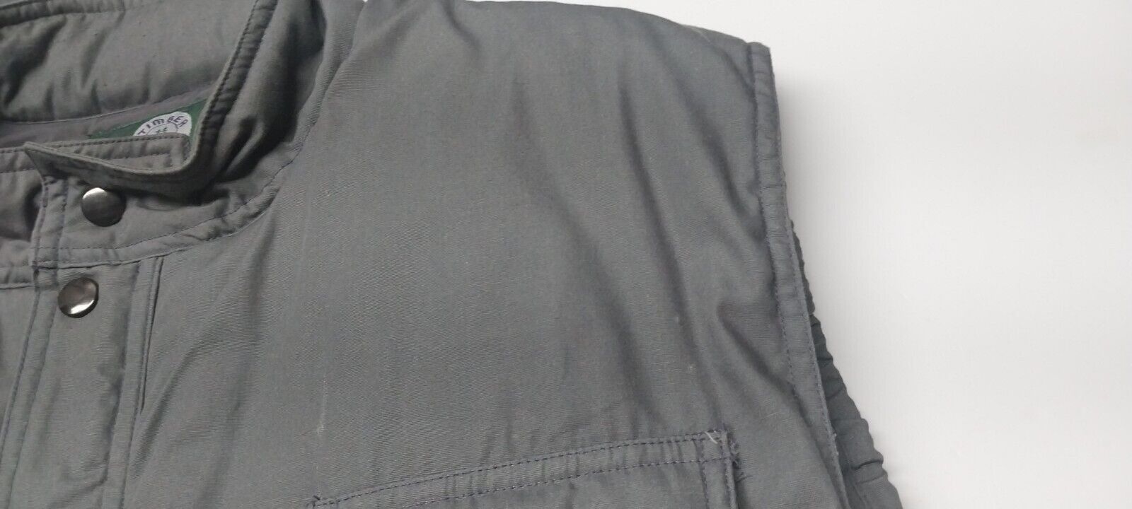 Other Vintage Timber Trail Mens Large Gray Insulated Vest Hooded Size US L / EU 52-54 / 3 - 7 Thumbnail
