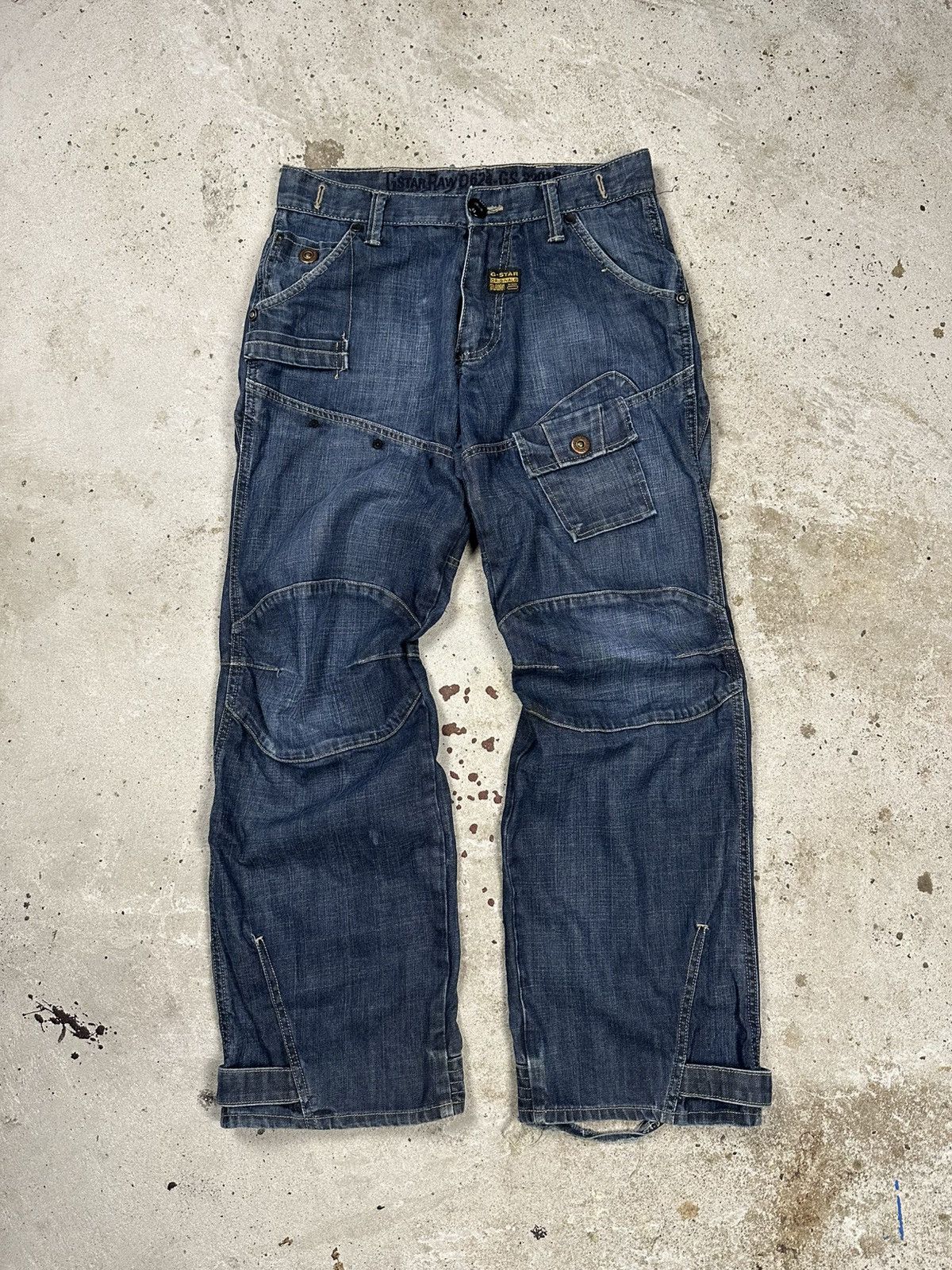 Vintage Y2K G Star Raw Raff Elwood Loose Denim Pants Jeans