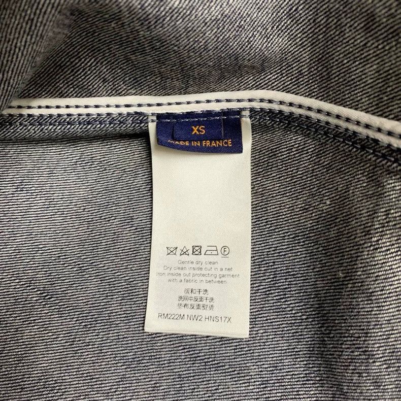 Louis Vuitton Louis Vuitton Cashew flower tie-dyed denim short-sleeved s Size US XS / EU 42 / 0 - 7 Thumbnail