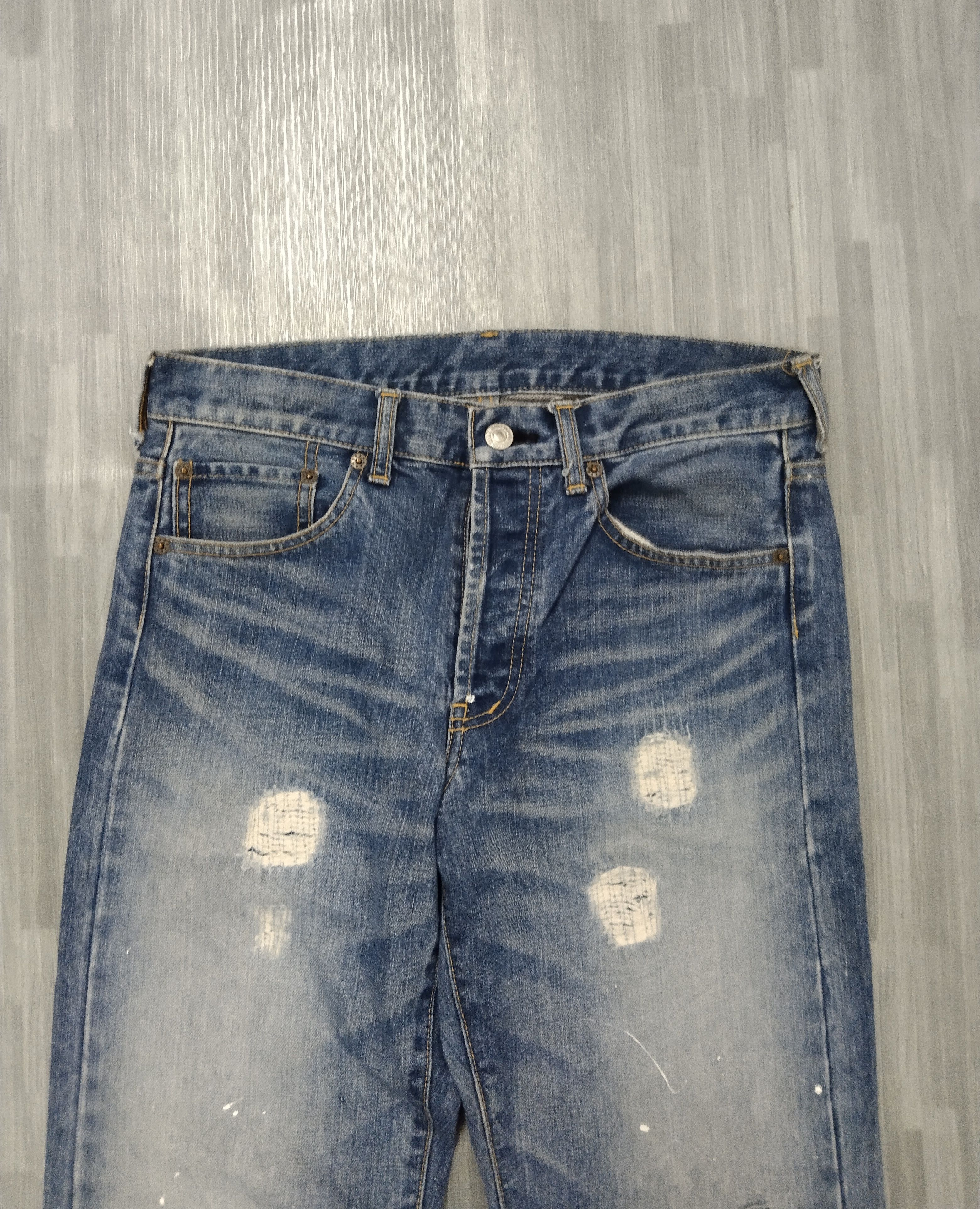 OG🇯🇵SICK SPLATTER TAKEO KAKUCHI DENIM PANTS
