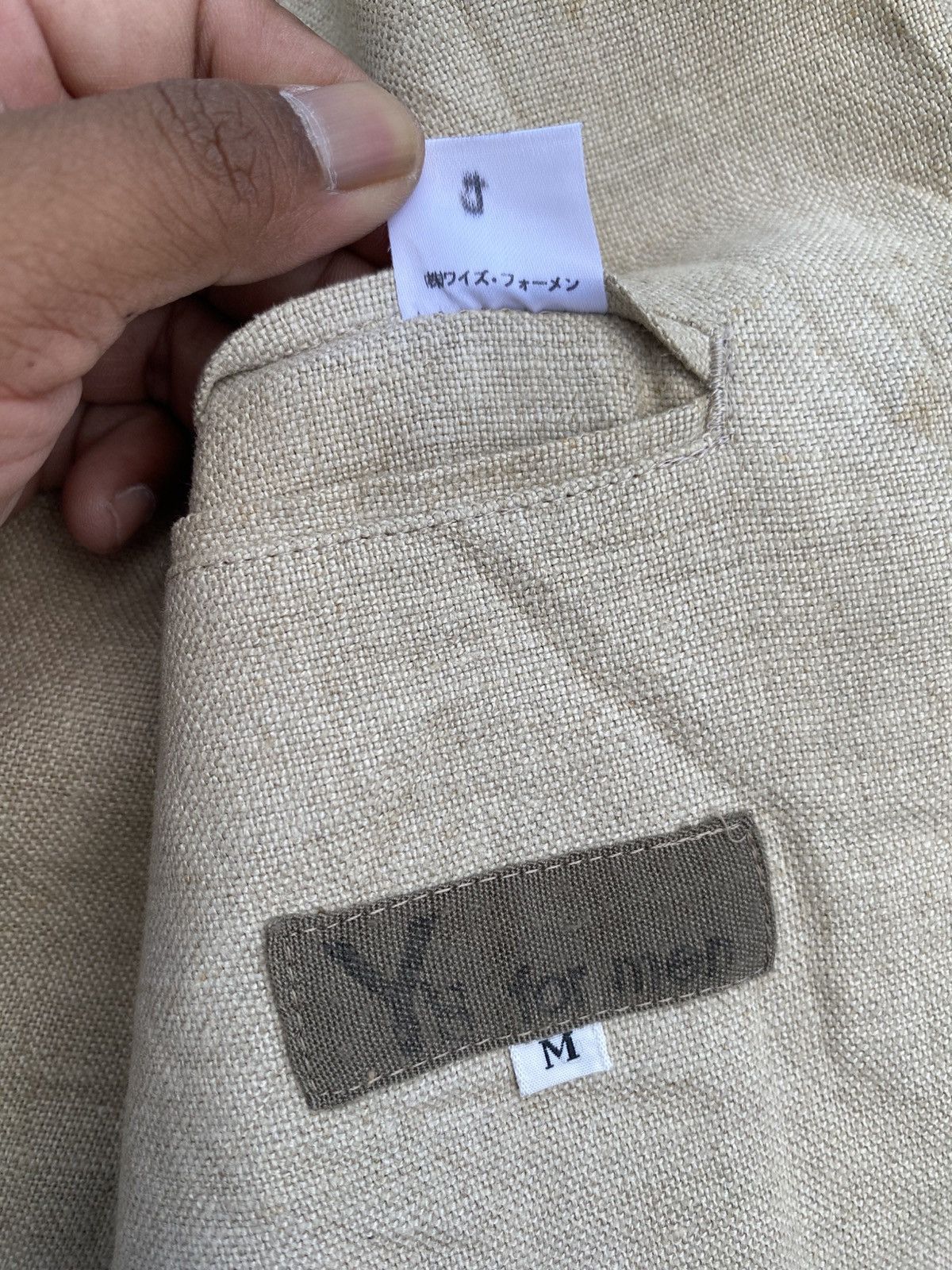 Yohji Yamamoto Rare Y's for men Linen Jacket/Blazer Size US M / EU 48-50 / 2 - 15 Thumbnail