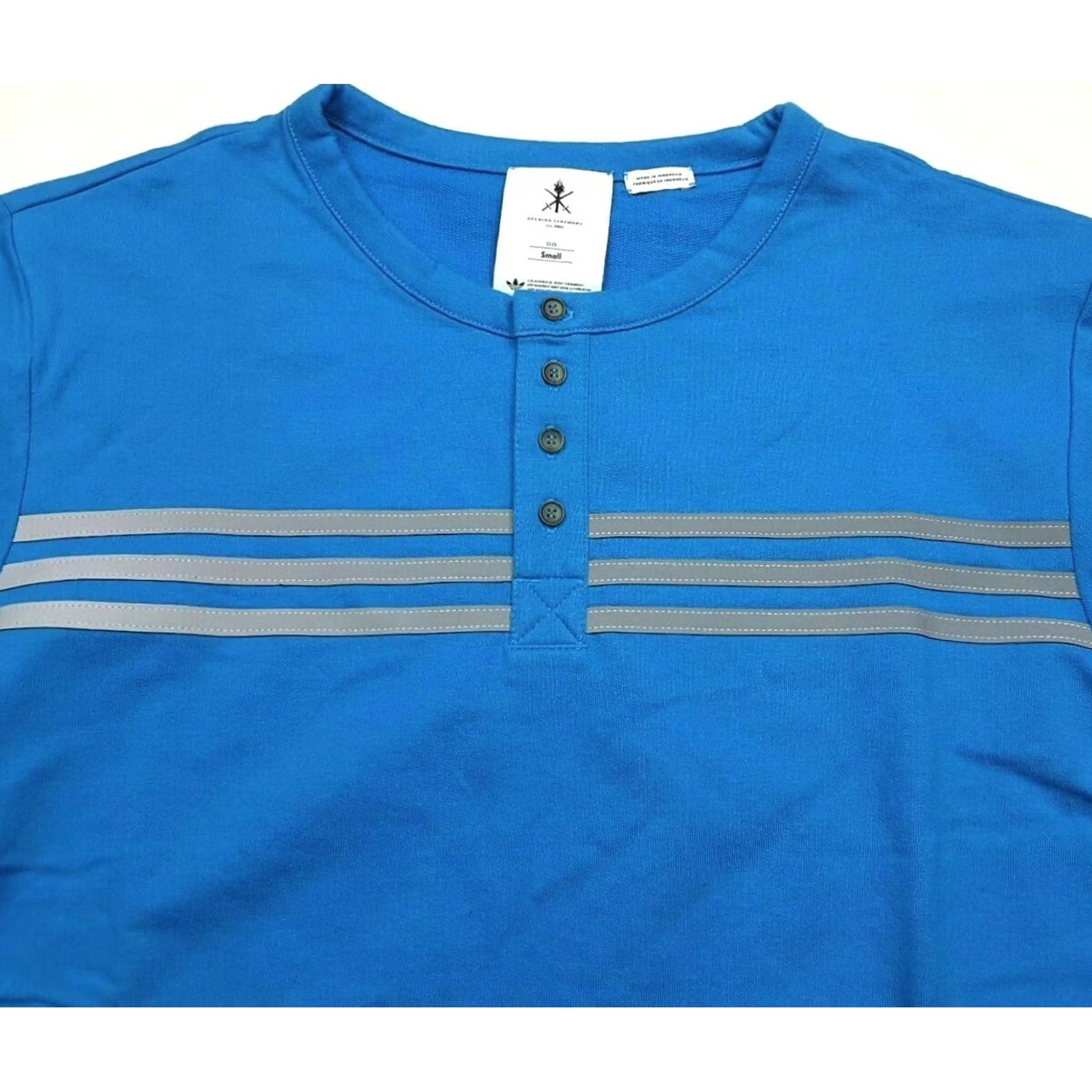 Adidas Adidas Opening Ceremony Henley Pullover Pool Blue S Mens Authentic 2012 Olympics Size US S / EU 44-46 / 1 - 3 Thumbnail