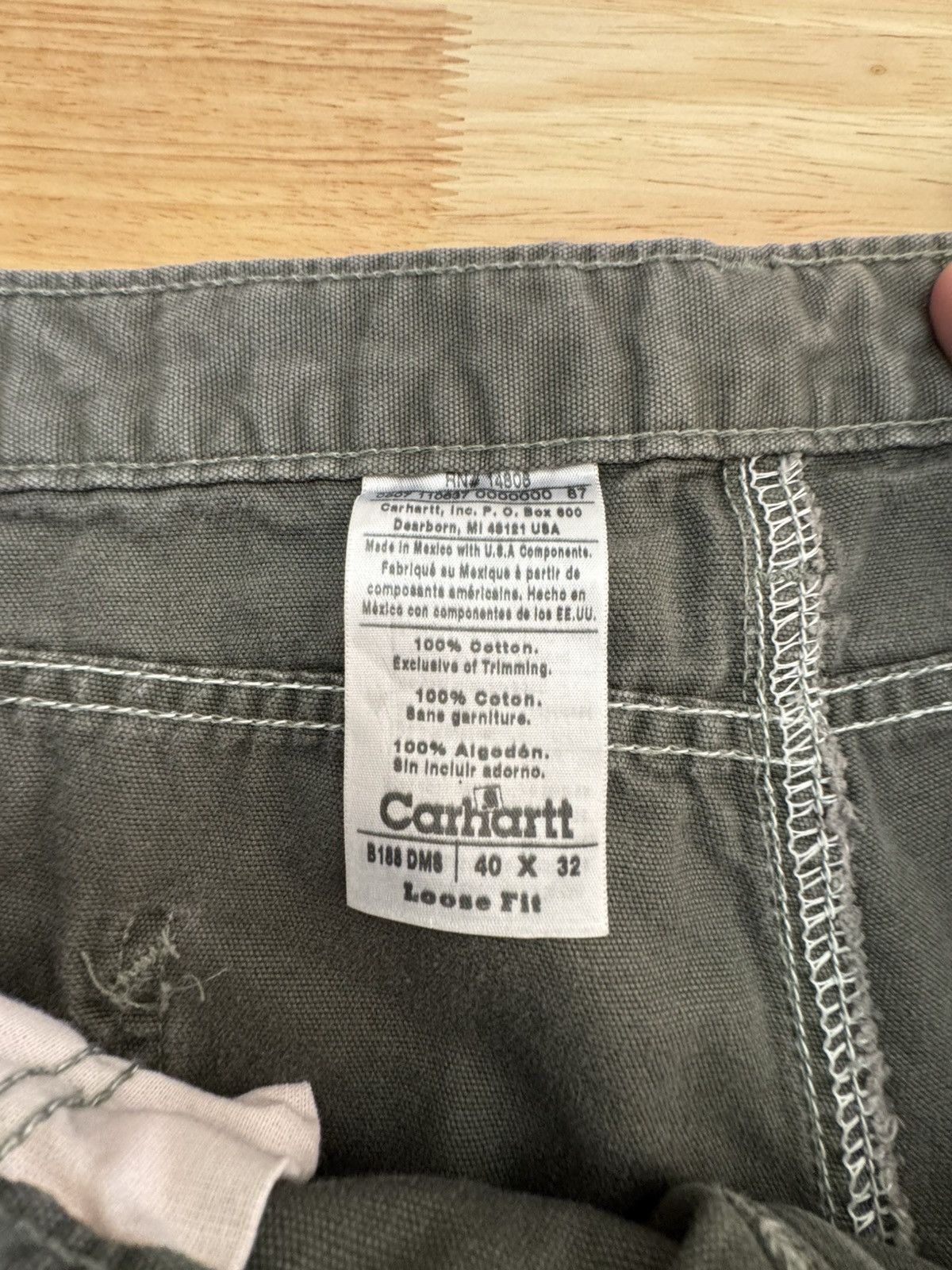 Carhartt Vintage Carhartt Double Knee Carpenter Pants Size US 38 / EU 54 - 11 Thumbnail