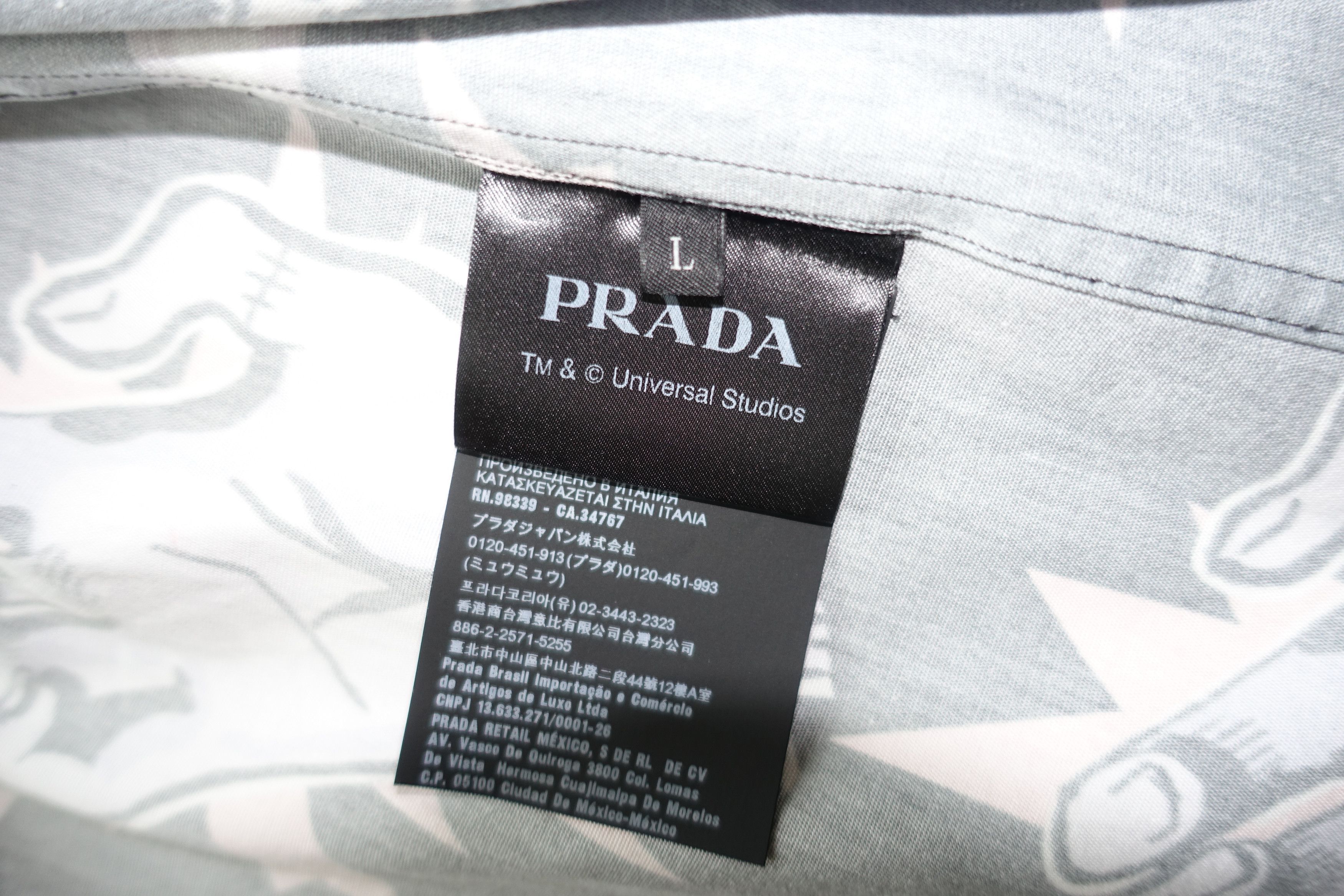 Prada FW19 double match Frankenstein Universal shirt Size US L / EU 52-54 / 3 - 10 Thumbnail