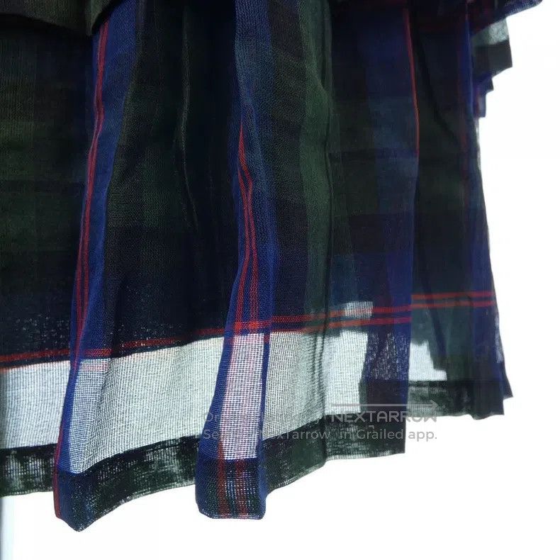 Comme des Garcons Comme des Garcons size M Plaid layered half skirt Size 22" - 4 Thumbnail