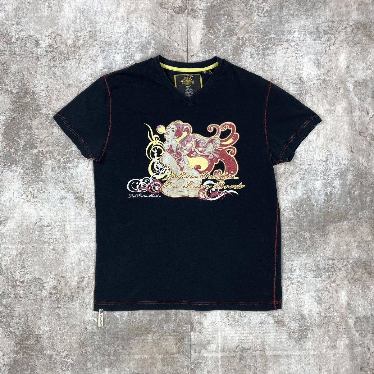 Anime × Hook-Ups × Sex Skateboards PUTA MADRE BRAND TEE Y2K VINTAGE Size US L / EU 52-54 / 3 - 1 Thumbnail