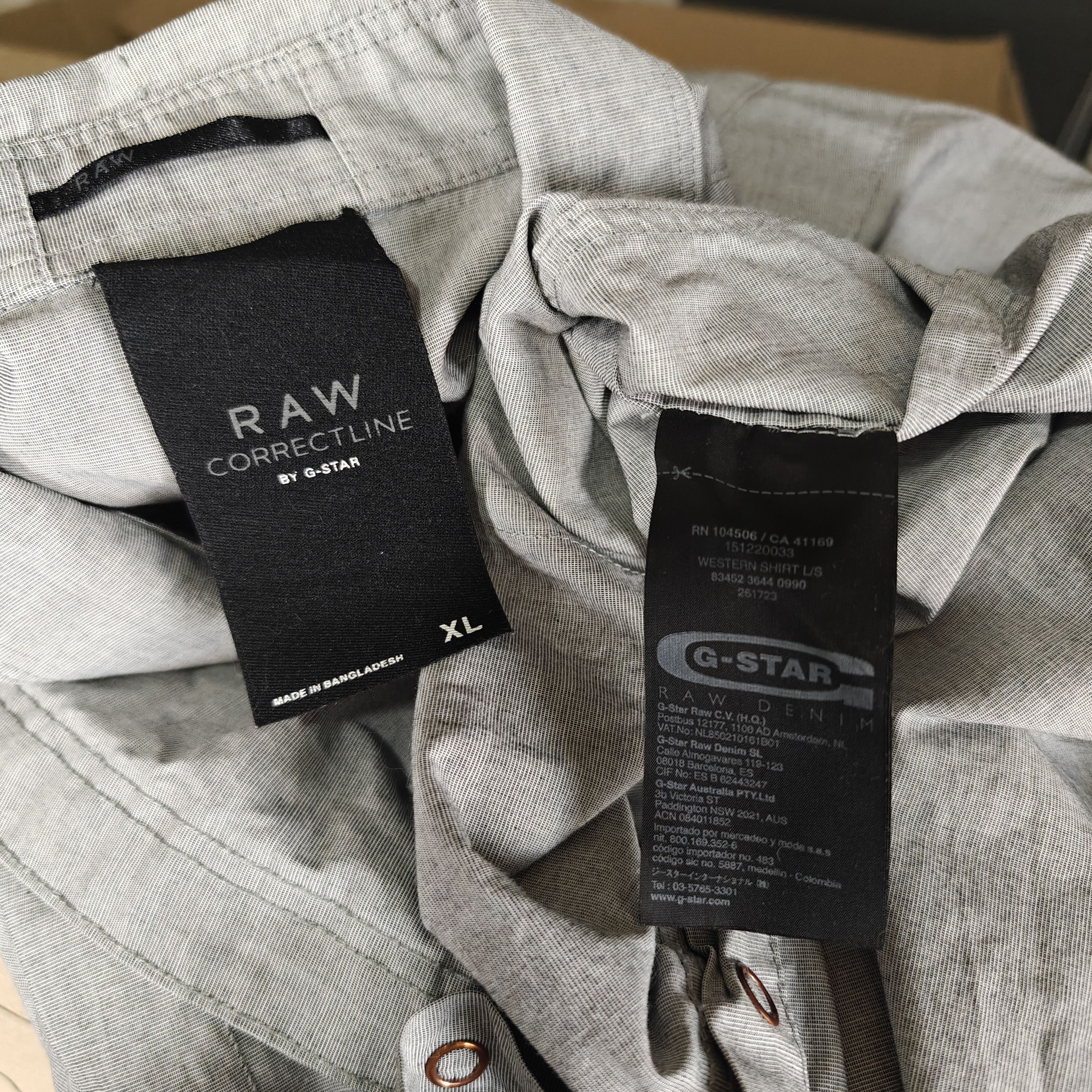 G-Star G-Star Raw Western Shirt Gray size XL Size US XL / EU 56 / 4 - 7 Thumbnail
