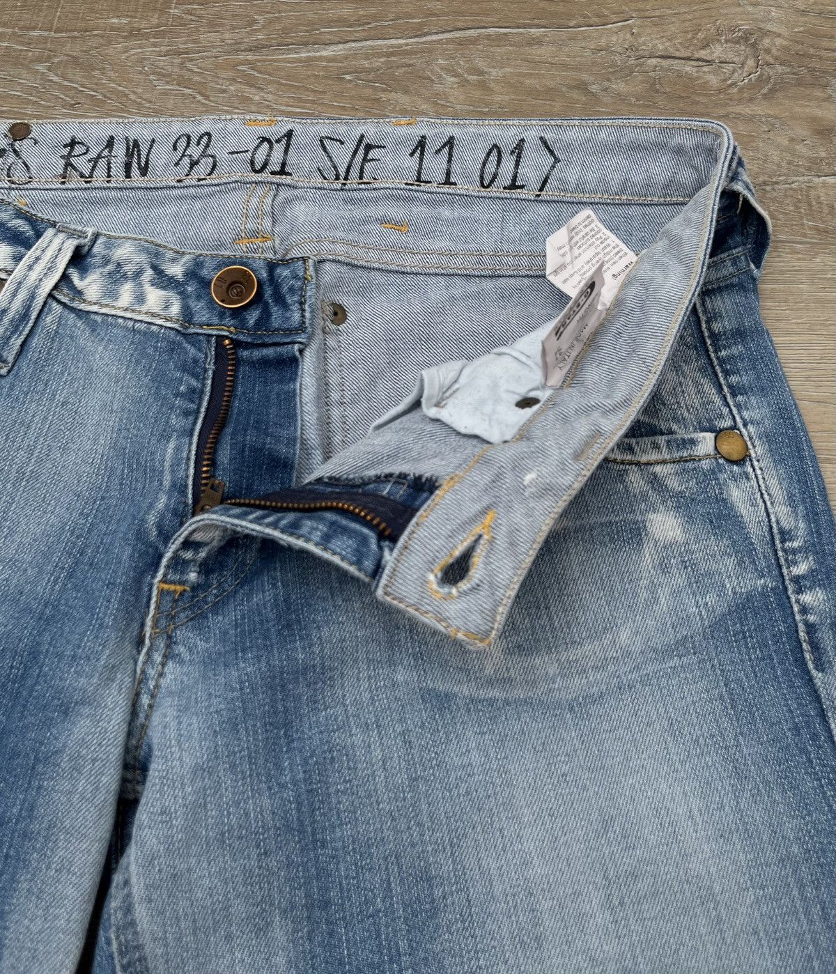 If Six Was Nine CRAZY G-STAR RAW IF SIX WAS NINE VINTAGE FLARED JEANS Size US 31 - 15 Thumbnail