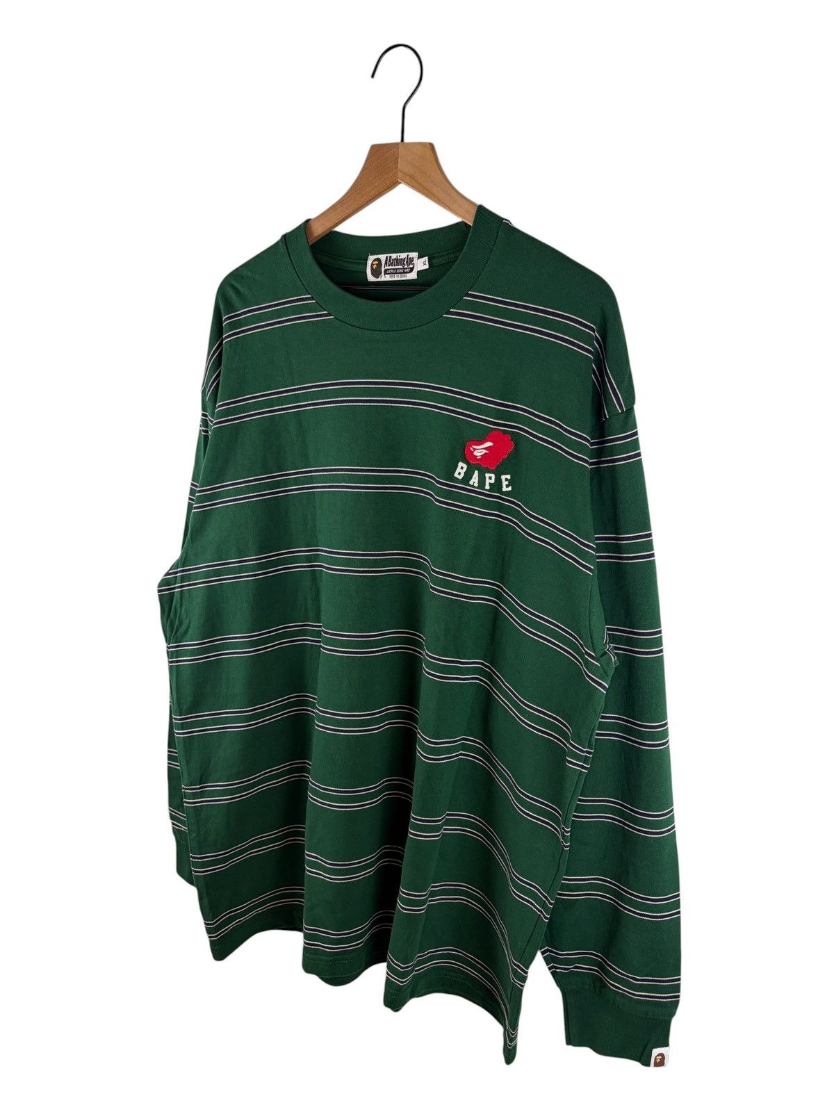 Bape SS24 BAPE Ape Heart Hoop L/S Tee Size US XL / EU 56 / 4 - 2 Thumbnail