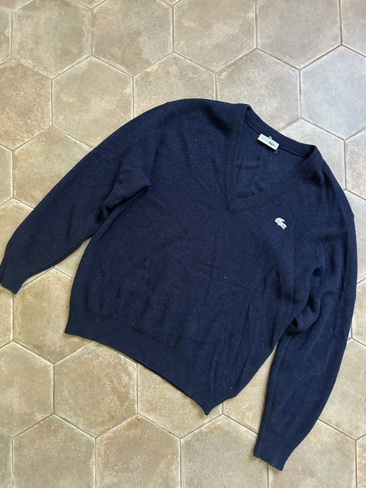 Japanese Brand × Lacoste VINTAGE LACOSTE KNIT SWEATER RARE wool Size US L / EU 52-54 / 3 - 2 Thumbnail