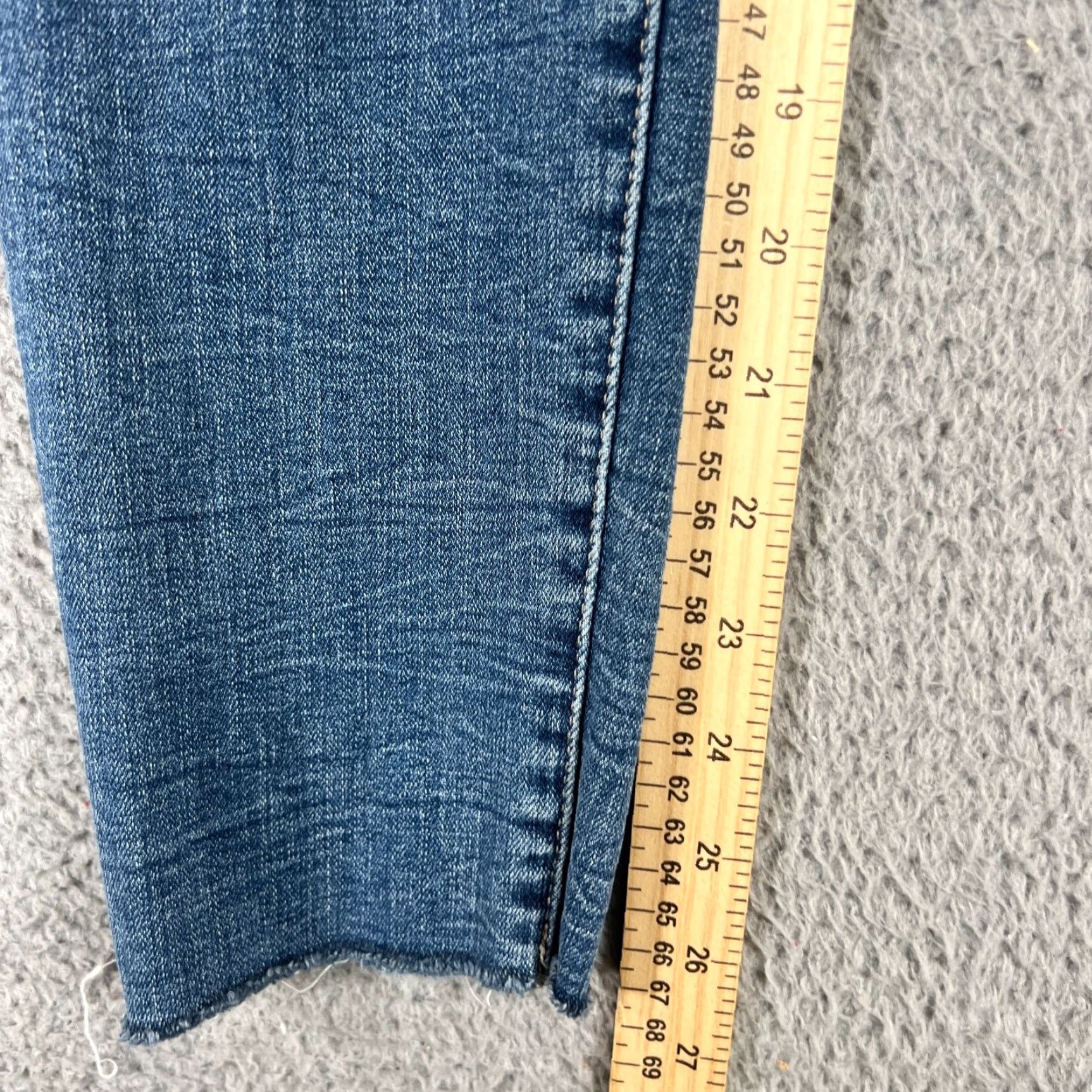 Lucky Brand Lucky Brand Jeans Size 4 Mid Rise Skinny Ankle Denim Womens Blue 28x25.5 Size 27" / US 4 / IT 40 - 3 Thumbnail