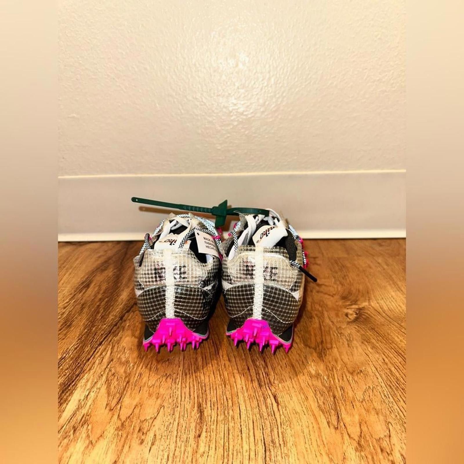 Nike Nike Waffle Racer Off-White Black (Women's) Size US 8 / IT 38 - 2 Thumbnail