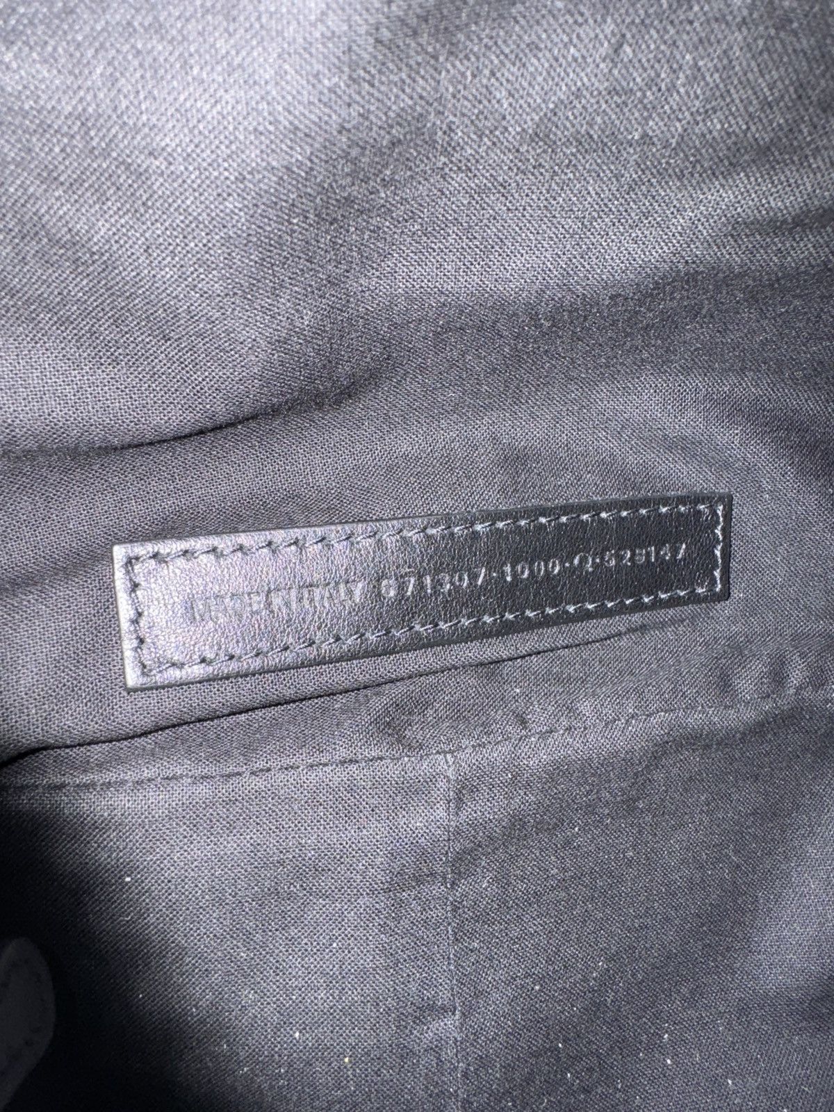 Balenciaga Balenciaga Le Cagole Black Monogram Denim Size ONE SIZE - 15 Thumbnail
