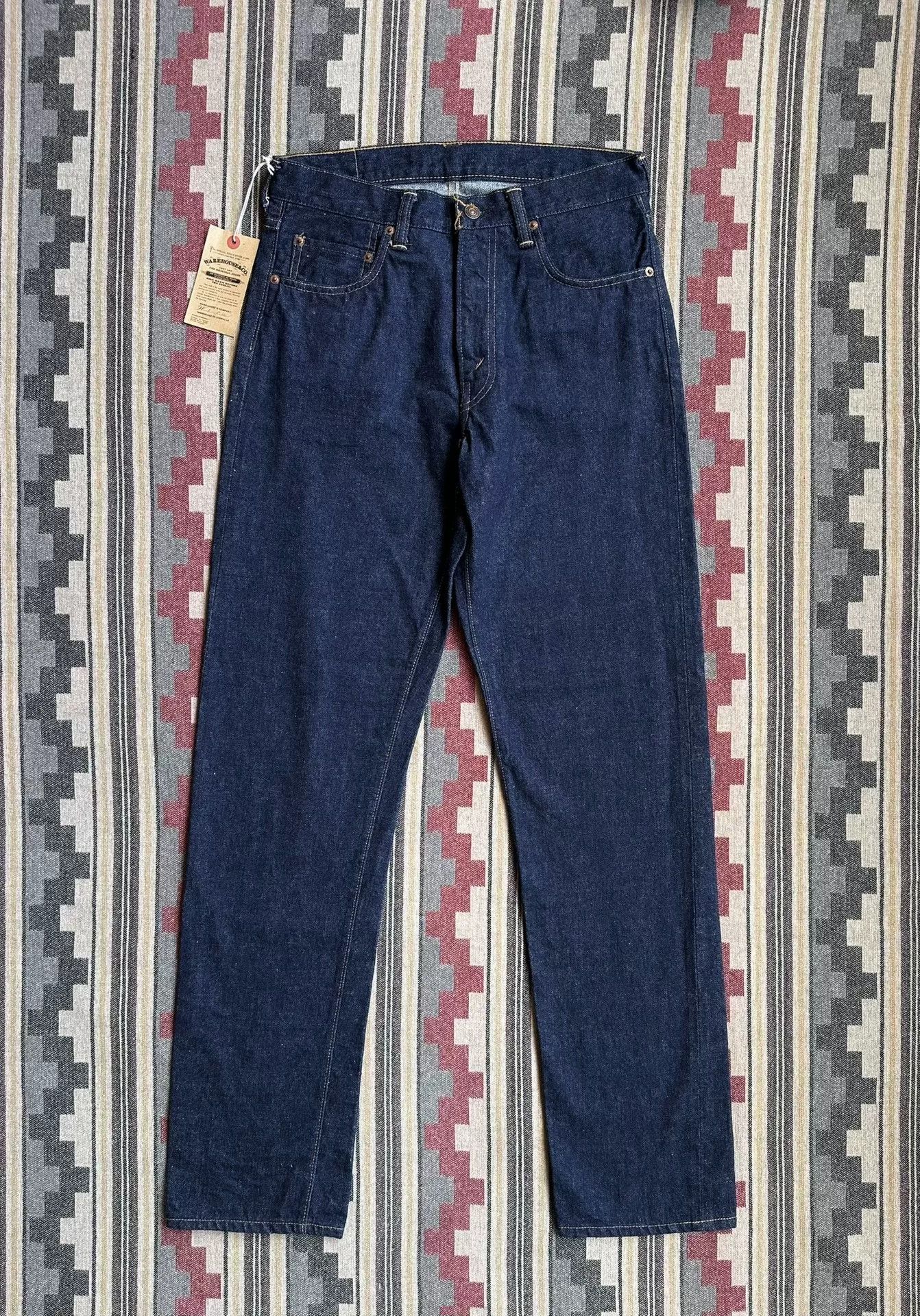 Warehouse & Co. warehouse 1105 raw denim straight jeans Size US 30 / EU 46 - 1 Thumbnail