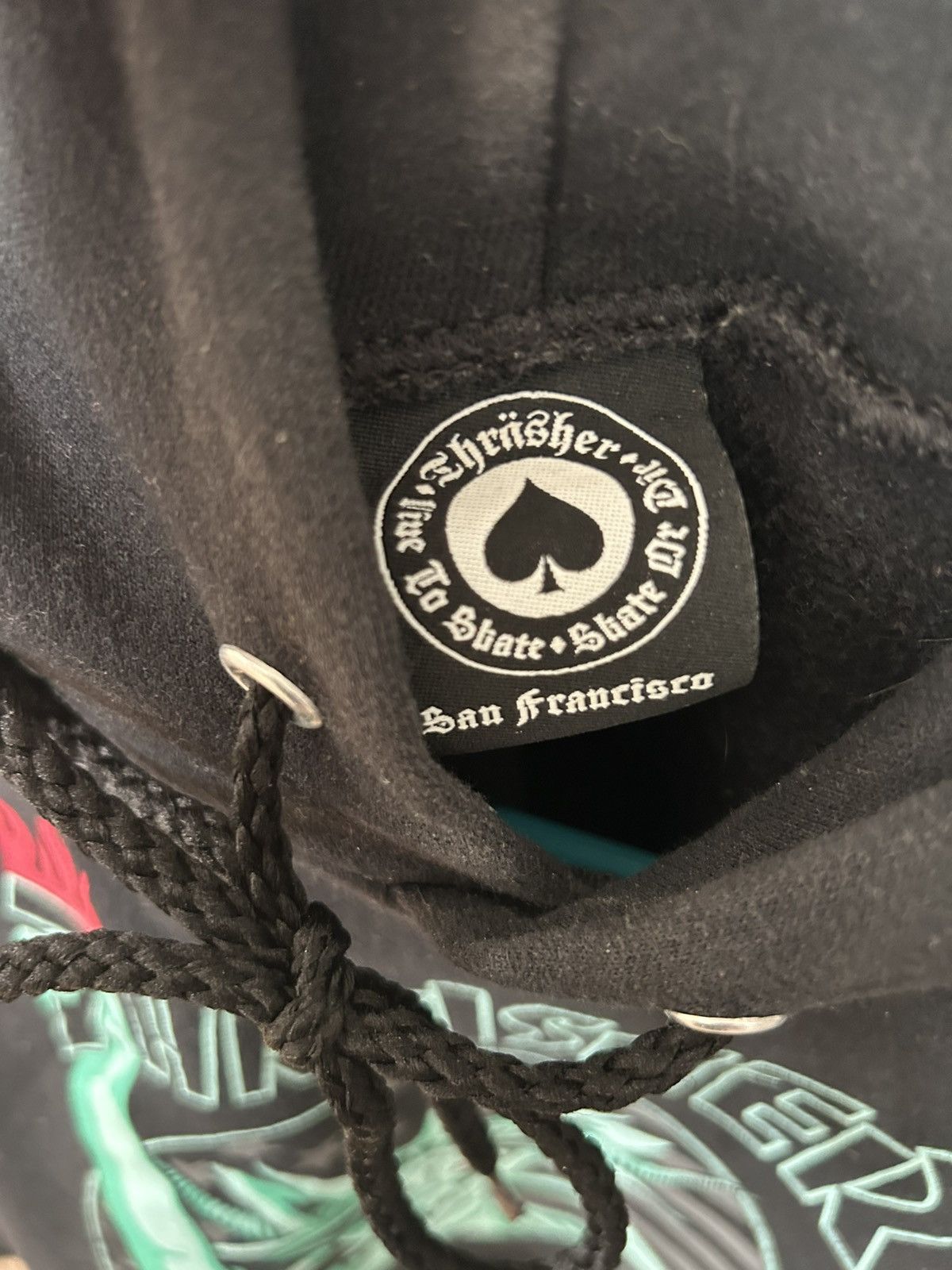 Thrasher Thrasher Black Graphic Hoodie – Statue of Liberty Size US S / EU 44-46 / 1 - 3 Thumbnail