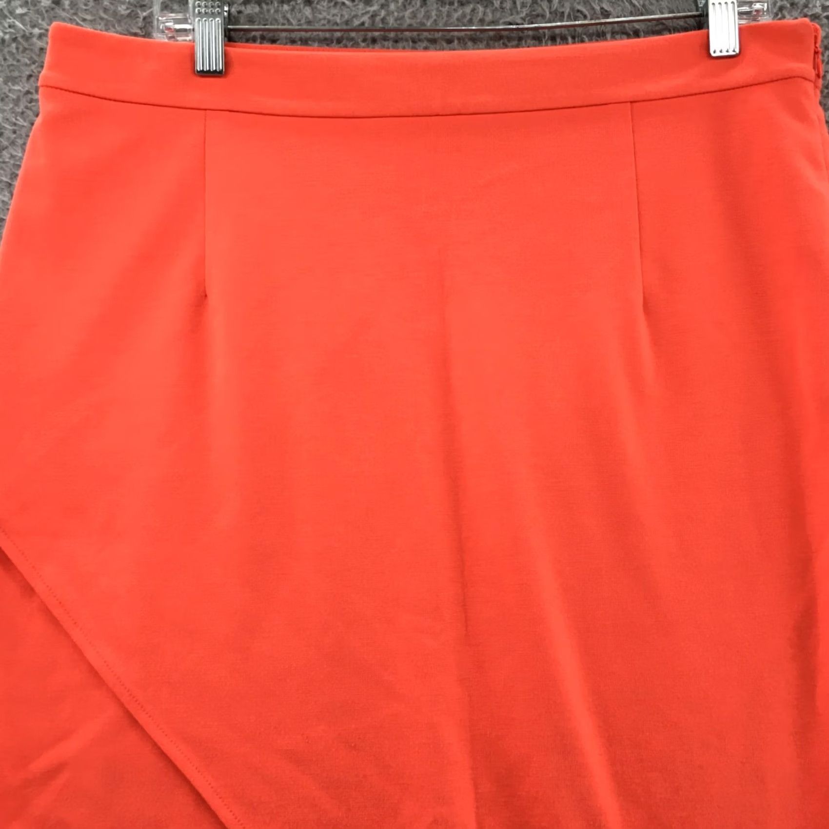 Banana Republic Banana Republic Straight & Pencil Skirt Women Orange Casual Knee Length 32 14 Regular Zip Lined Stretch (Vintage: No) Womens Size 24" / US 00 / IT 34 - 2 Thumbnail