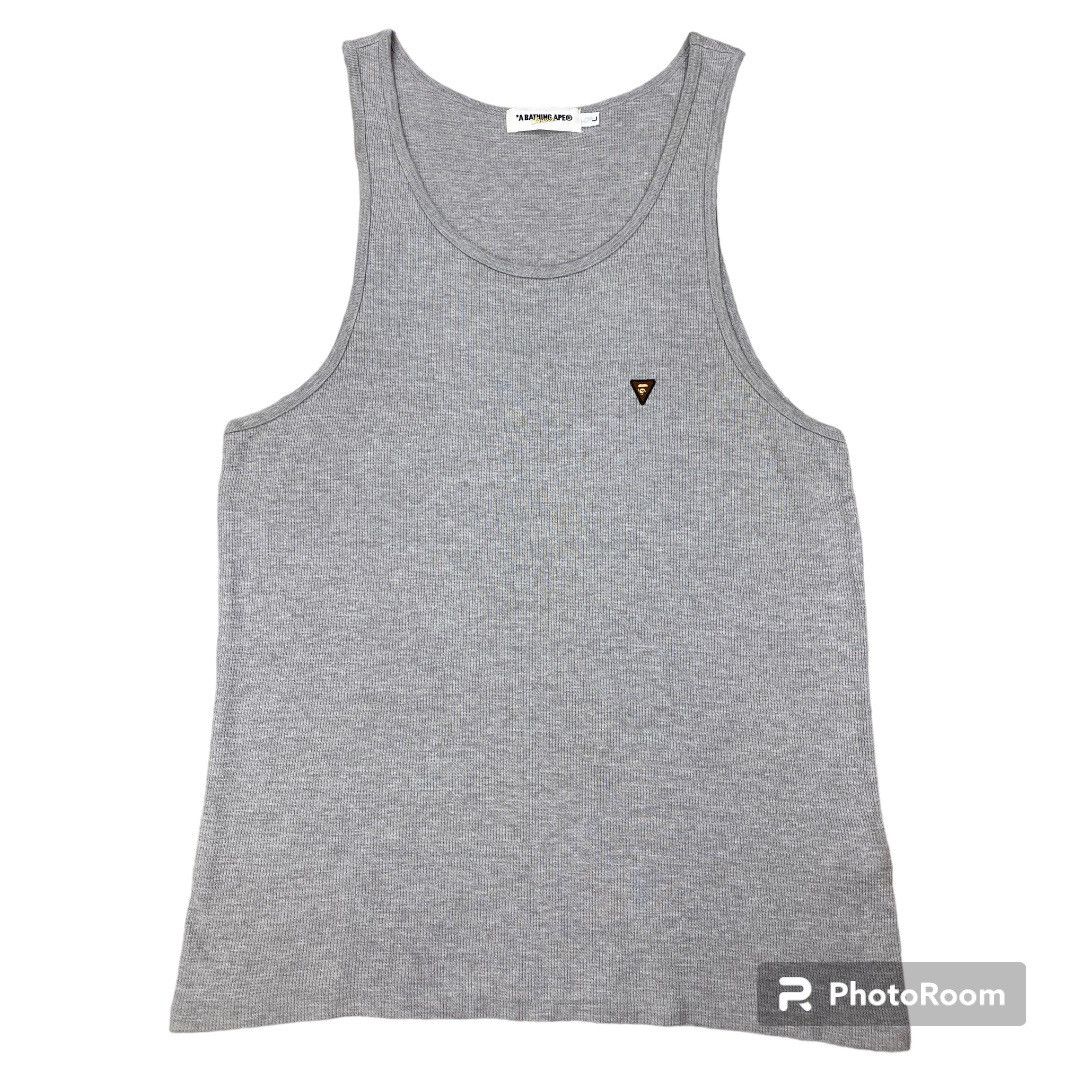 Vintage A Bathing Ape “BAPE” Madface Waffle Tank Top