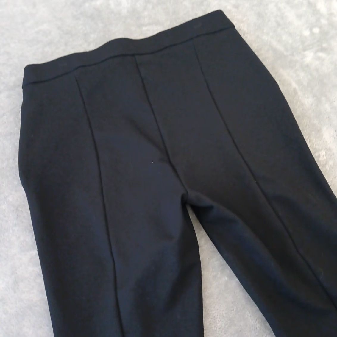 Vintage Rafaella Pants Womens Ankle Slim Straight Stretch Black Pull On 29x28 Mid Rise Size 6 Regular Women Size 28" / US 6 / IT 42 - 7 Thumbnail
