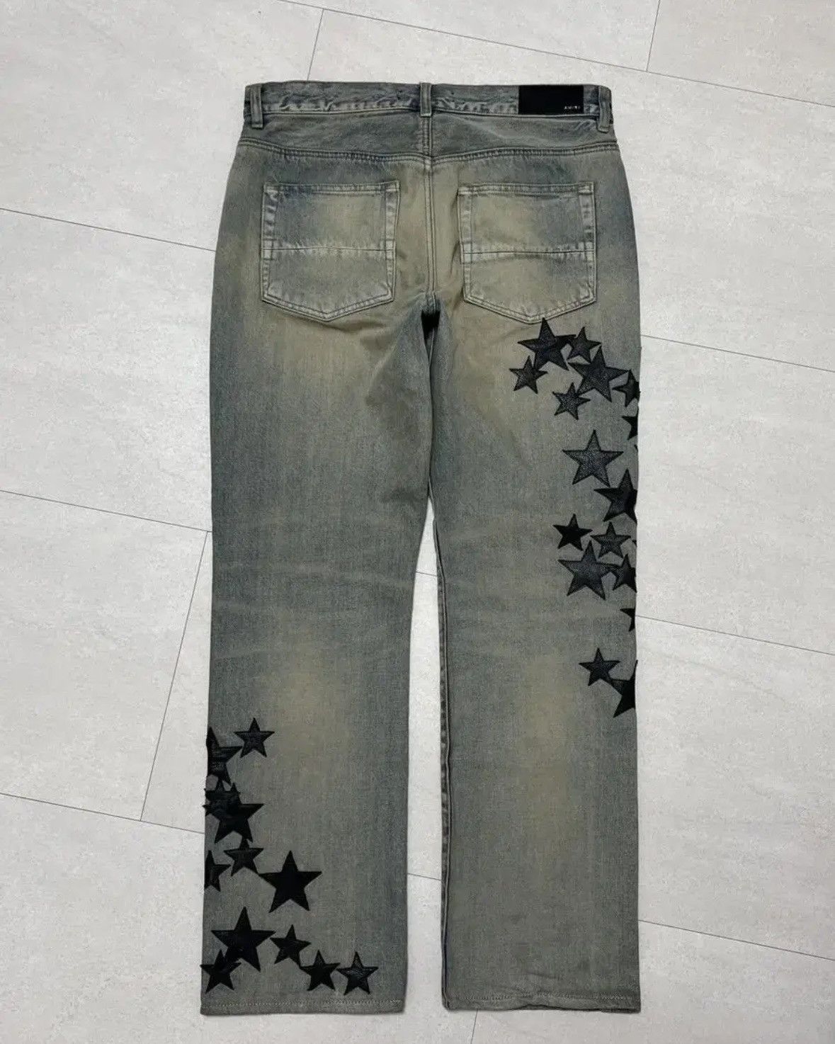 Amiri *rare*Amiri Star Patchwork Denim Jean Size US 32 / EU 48 - 3 Thumbnail