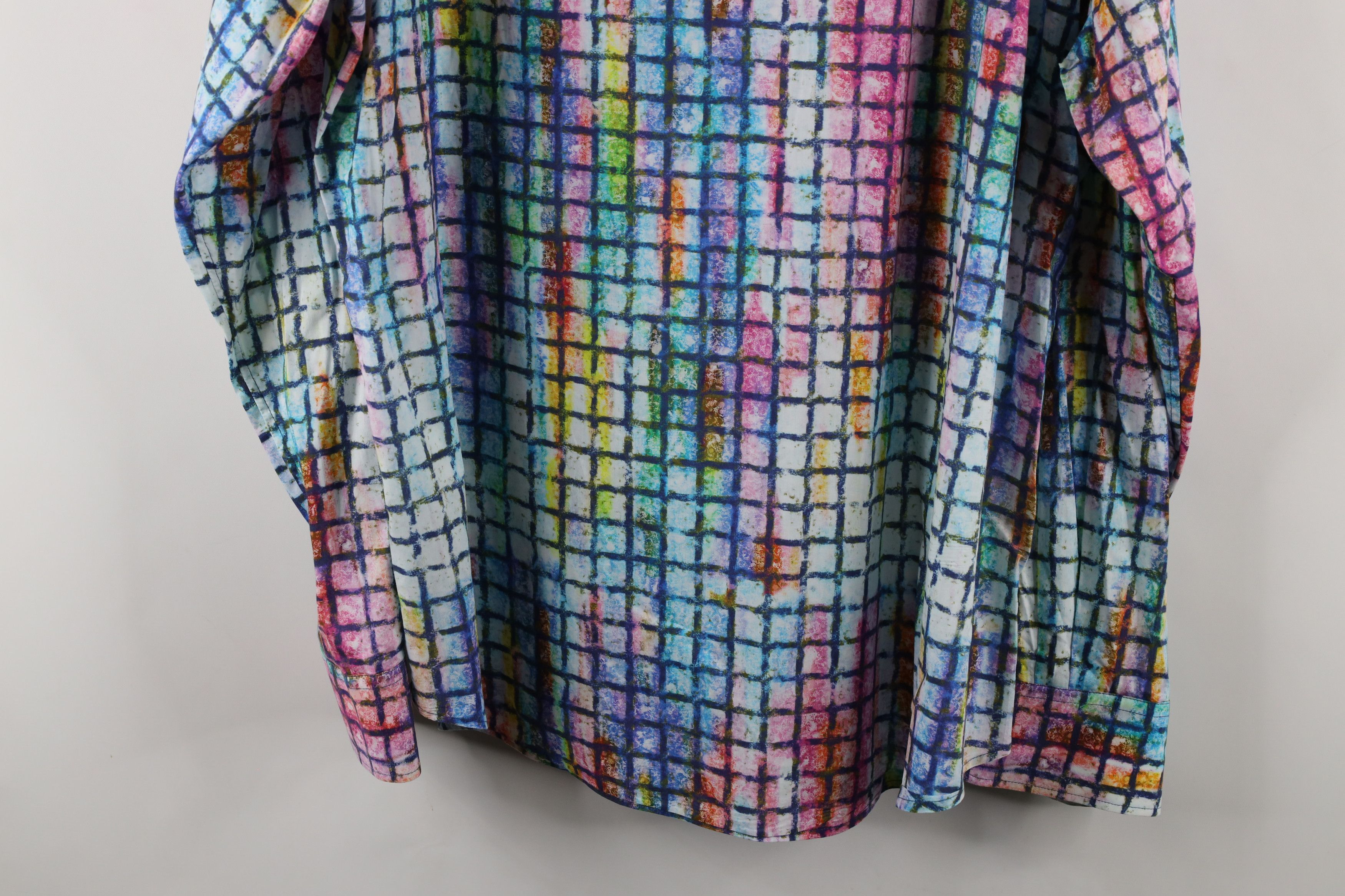 Vintage David Smith Australia Jelly Fish Flip Cuff Button Shirt Size US XL / EU 56 / 4 - 14 Thumbnail