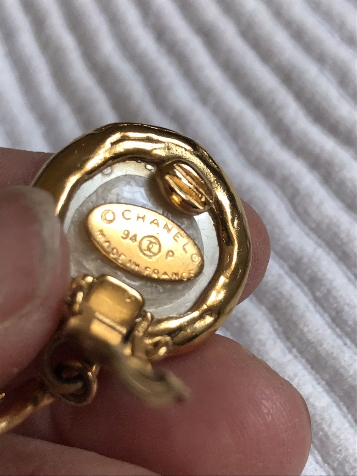 Chanel CHANEL EARRINGS VINTAGE 1994 model Size ONE SIZE - 6 Thumbnail