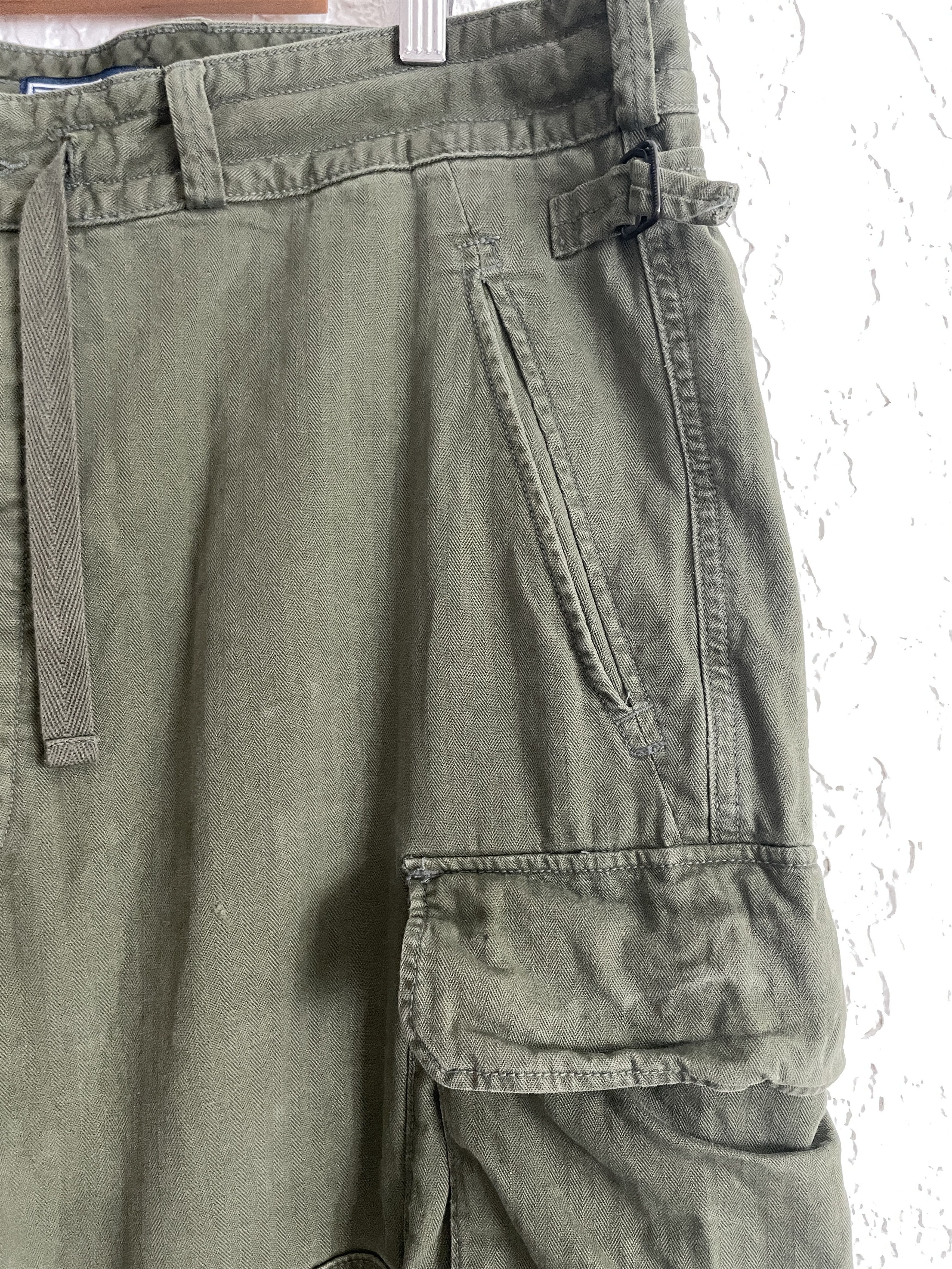 Polo Ralph Lauren 🔥 POLO RALPH LAUREN® RARE French Military HBT Cargo Pants Size US 38 / EU 54 - 4 Thumbnail