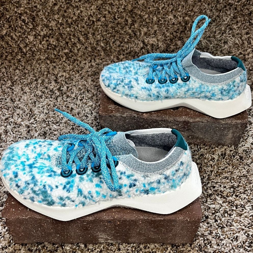 Allbirds Allbirds Wool Dasher Fluffs Sneaker Teal/Deep Emerald 5.5 Size US 5.5 / IT 35.5 - 2 Thumbnail