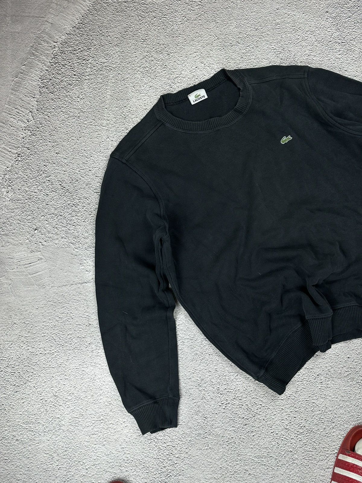 Lacoste Vintage Lacoste Knitwear Sweater Faded Y2K Logo Boxed SK8 Size US XL / EU 56 / 4 - 3 Thumbnail