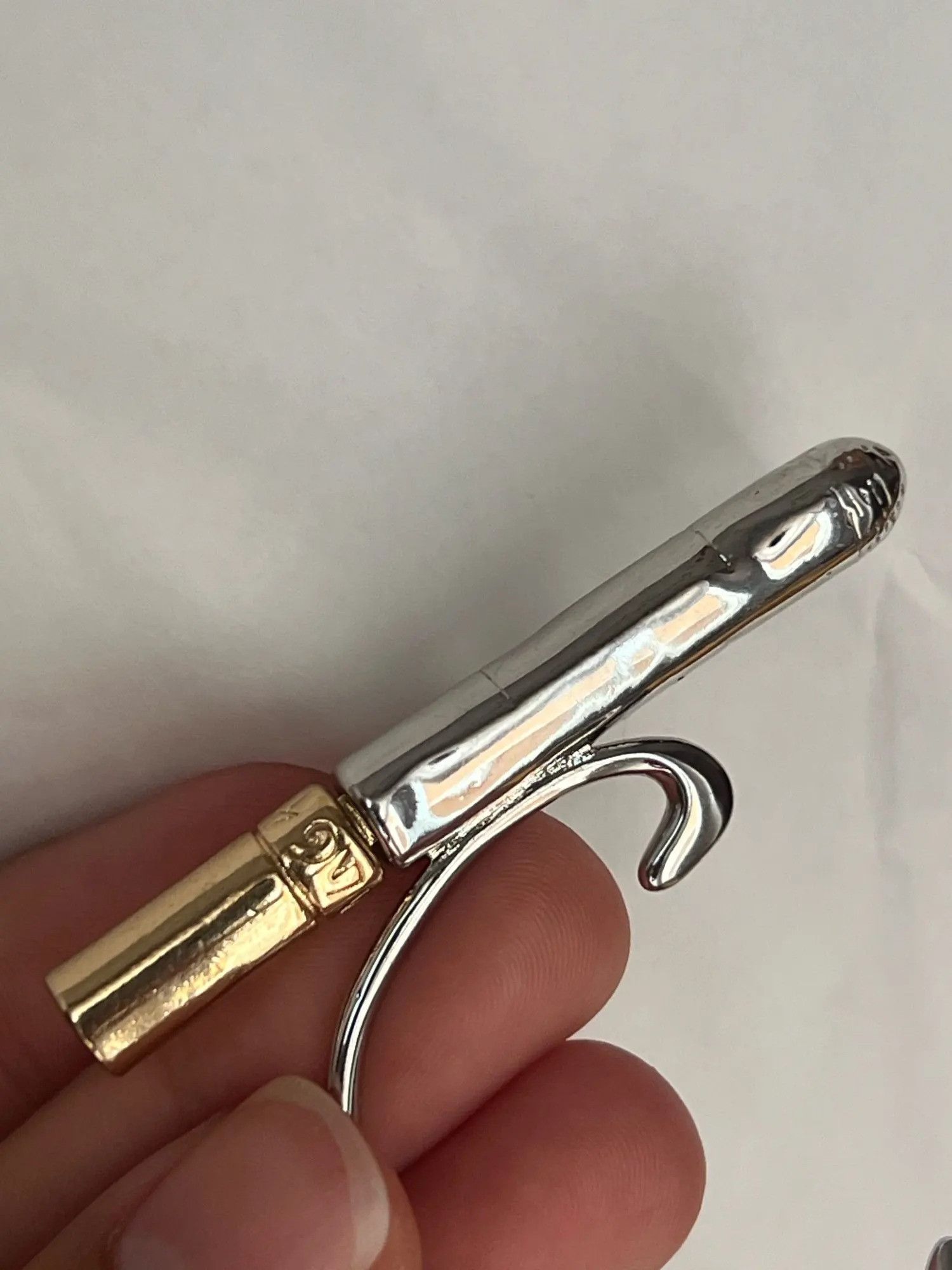 Jewelry Rock Cigarette Ear Clip Stud Earrings Size ONE SIZE - 2 Thumbnail