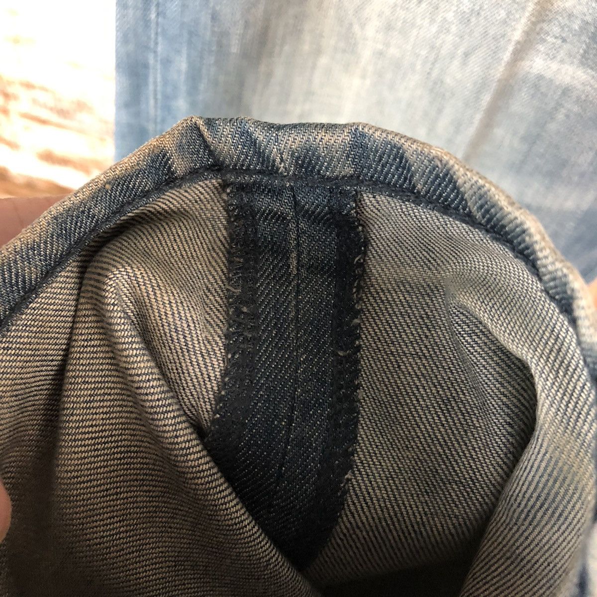 Uniqlo DL Uniqlo Jeans Dark Blue Distressed Denim Pants #C159 Size US 32 / EU 48 - 11 Thumbnail