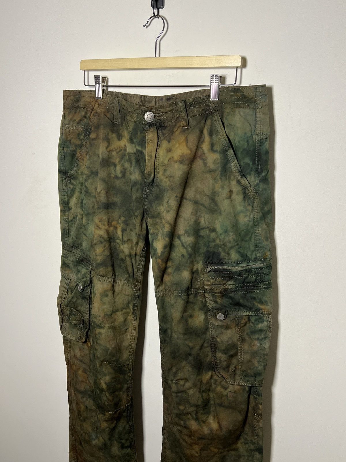 Diesel diesel tie dye cargo camo multipocket army pants Size US 34 / EU 50 - 3 Thumbnail