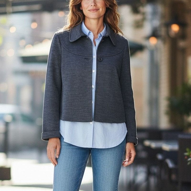 Other ALYSI Blazer Jacket Made in Italy Pure Wool Poly Blend 2 Size XS / US 0-2 / IT 36-38 - 2 Thumbnail