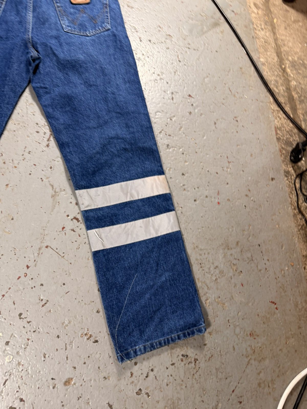 Wrangler Crazy Hi Vis Wrangler Cowboy Denim Jeans Size US 36 / EU 52 - 9 Thumbnail