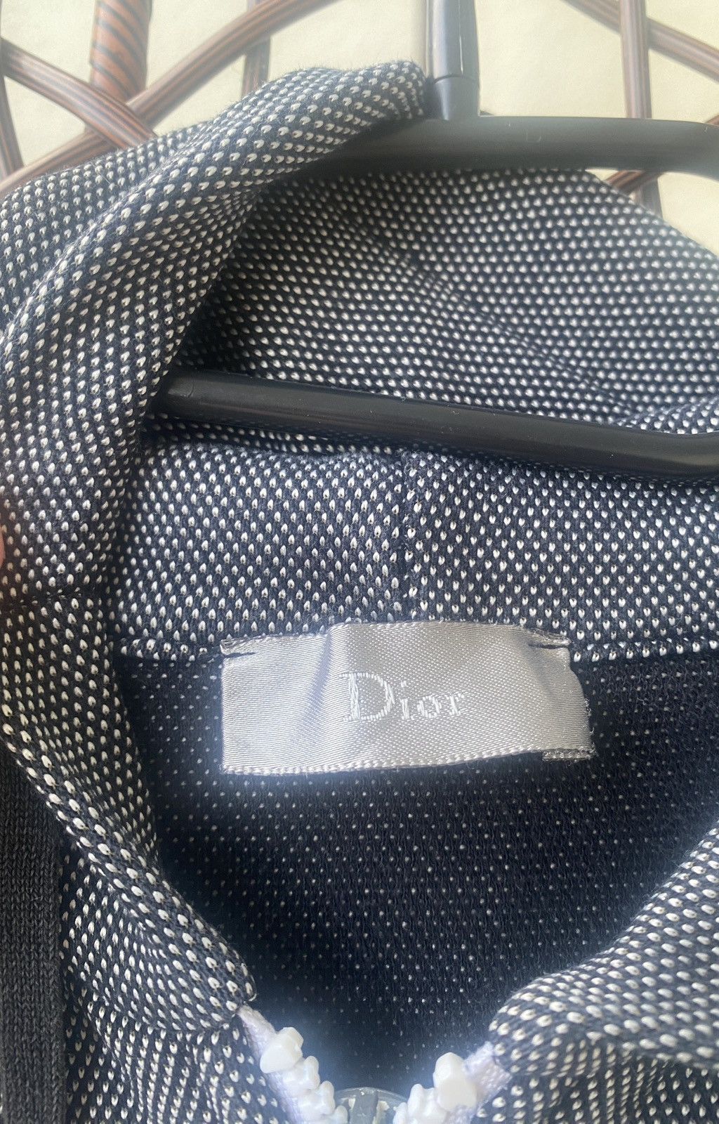Dior Luxury zip sweatshirt with mini logo dior Size US L / EU 52-54 / 3 - 2 Thumbnail