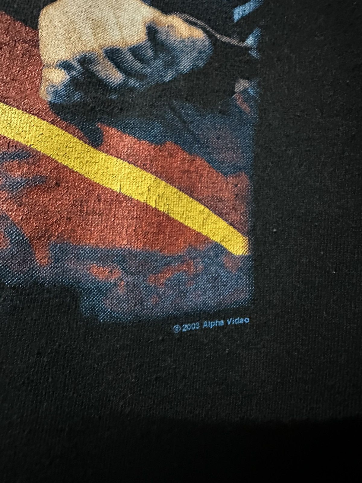 Vintage Rare Vintage Jim Carey Horror Movie Sun Faded Tee Size US L / EU 52-54 / 3 - 4 Thumbnail