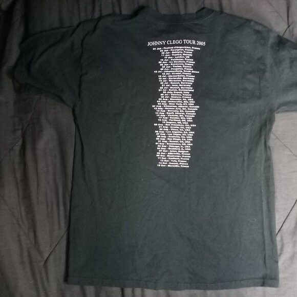 Band Tees Vintage Johnny Clegg Tour 2005 T-Shirt Size US L / EU 52-54 / 3 - 5 Thumbnail