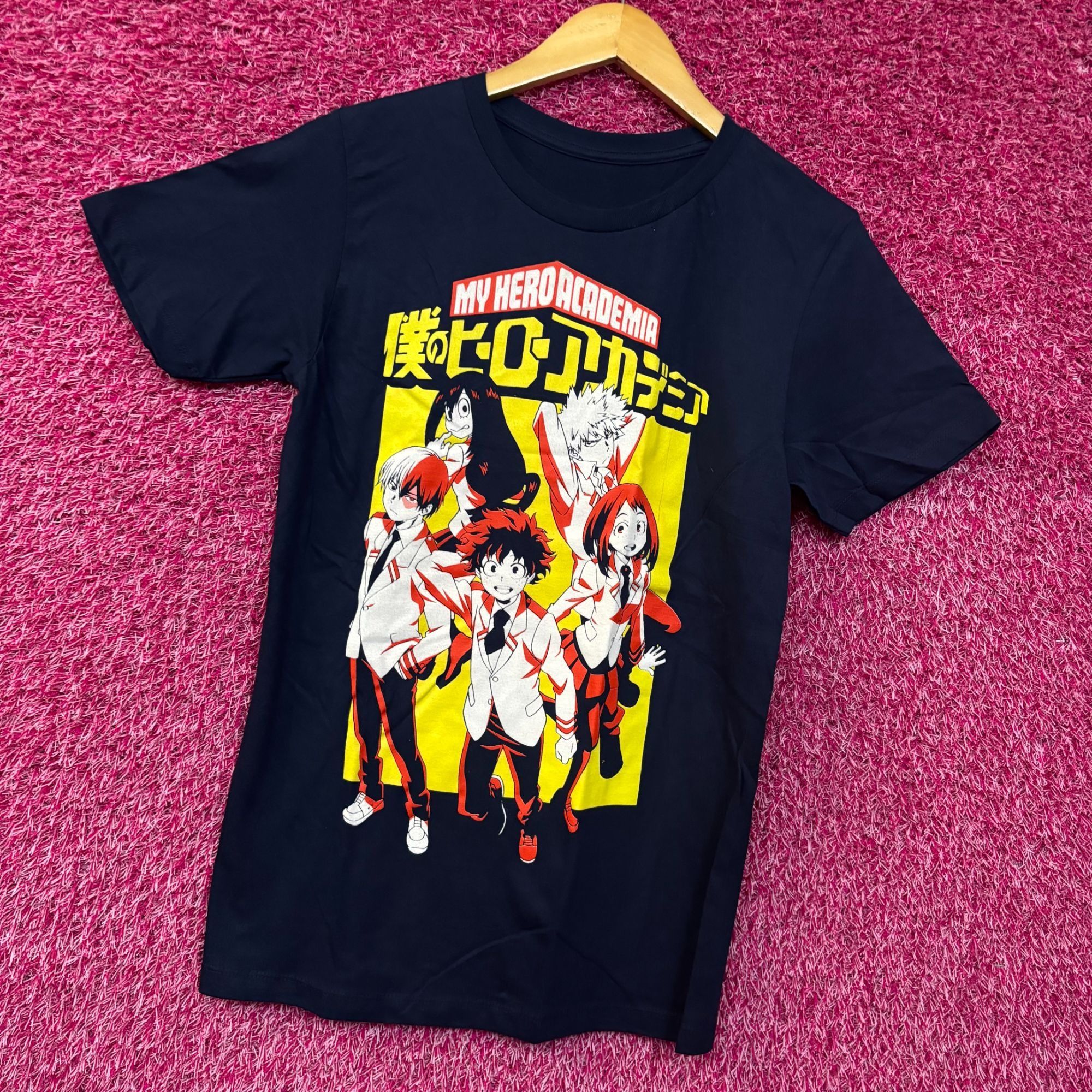 Anime My Hero Academia Izuku Midoriya and Friends Anime T-Shirt Sm Size US S / EU 44-46 / 1 - 3 Thumbnail