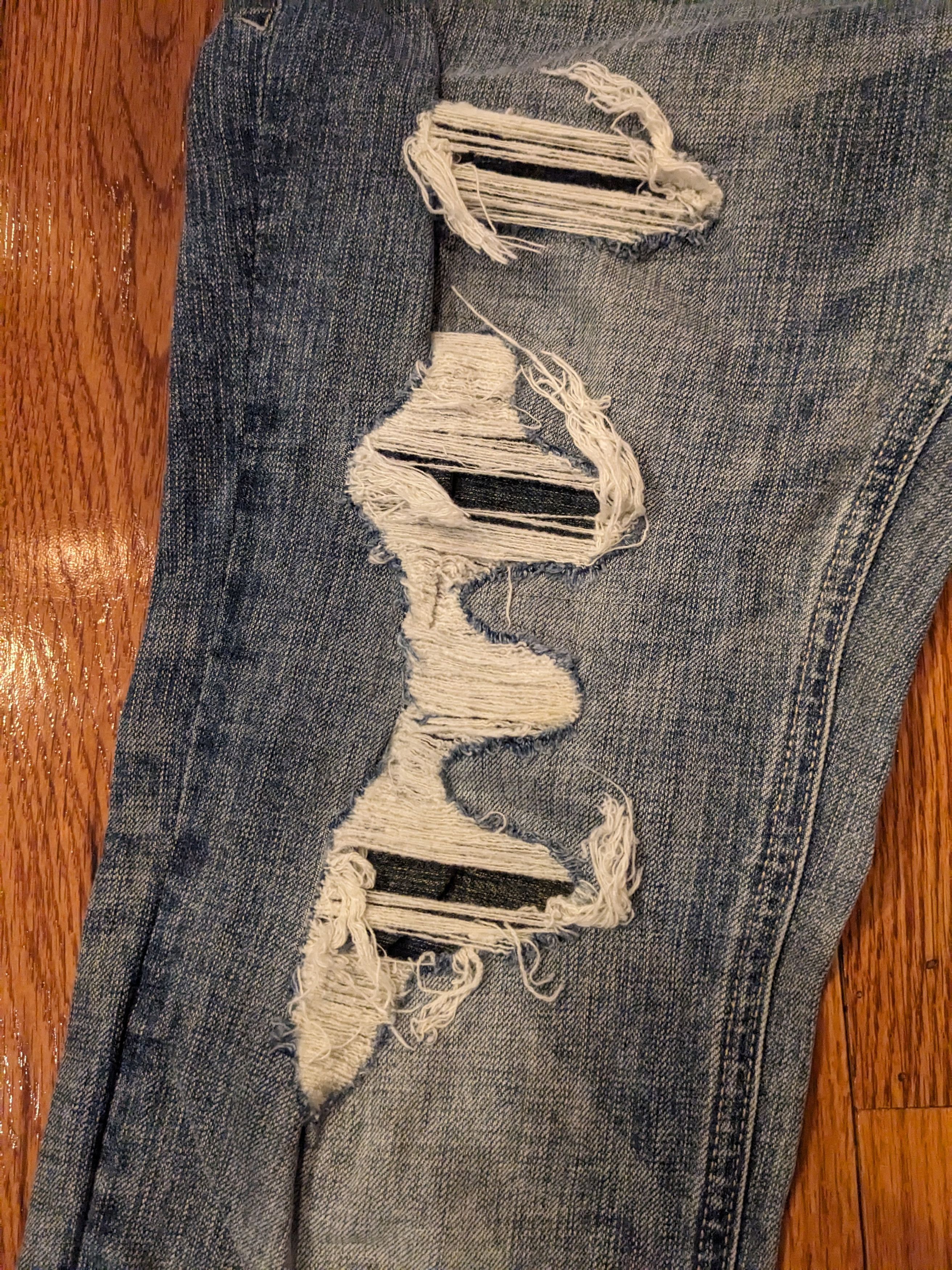 Designer × Express Express 32 x 30 Slim Stretch Denim Jeans Size US 32 / EU 48 - 3 Thumbnail