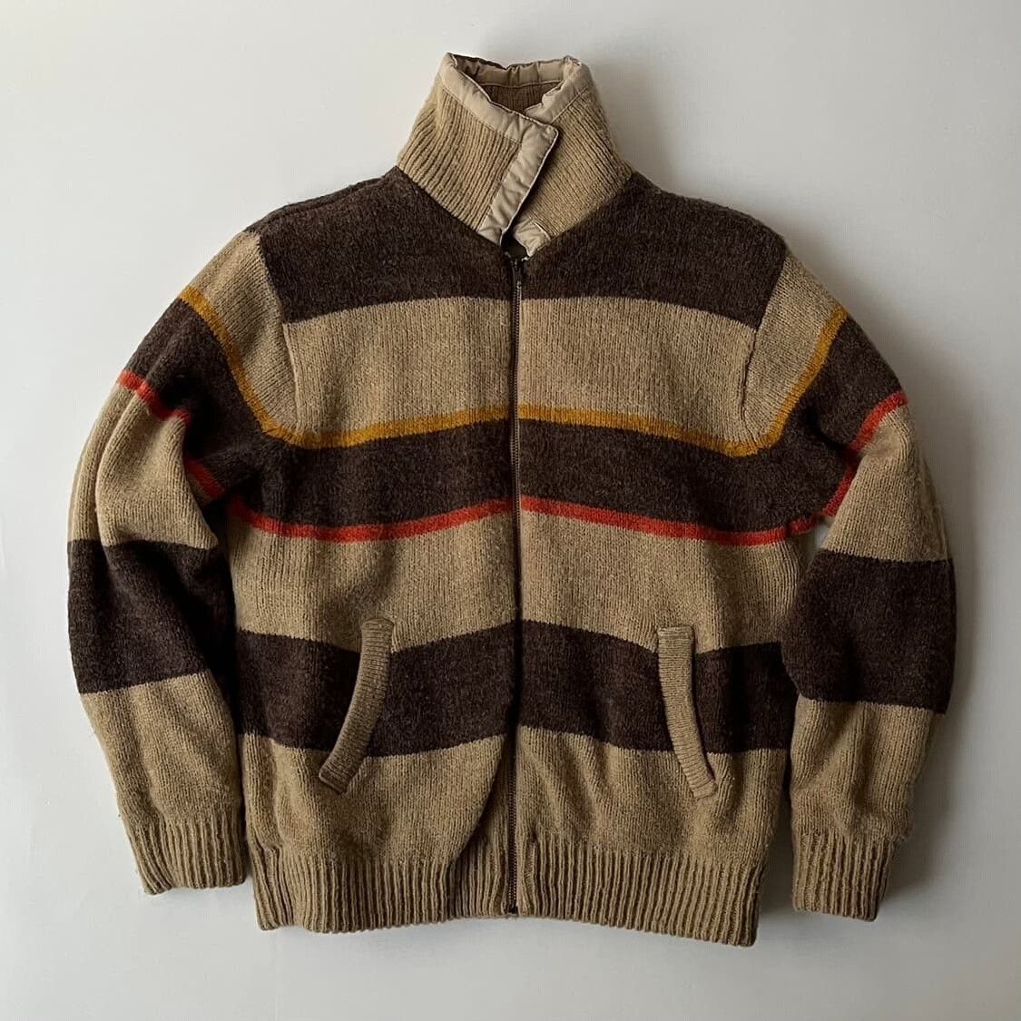 Vintage Vintage German Wool Knit Jacket Size US M / EU 48-50 / 2 - 1 Thumbnail