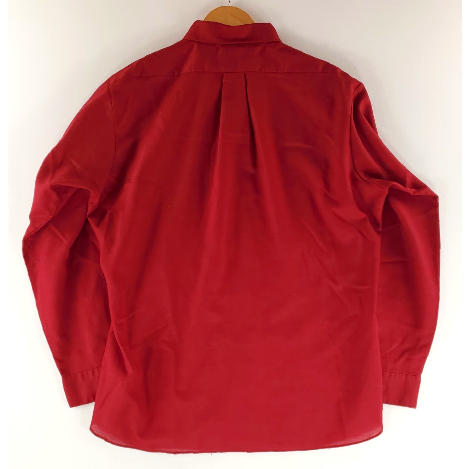 Arrow VINTAGE Arrow Cum Laude VTG 70s Decton Button Down Shirt Red Mens L 16-16.5 Tapered Mens Size US L / EU 52-54 / 3 - 3 Thumbnail