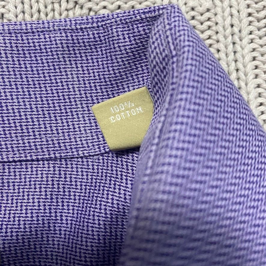 Michael Kors Michael Michael Kors purple texture button down Size US XL / EU 56 / 4 - 5 Thumbnail